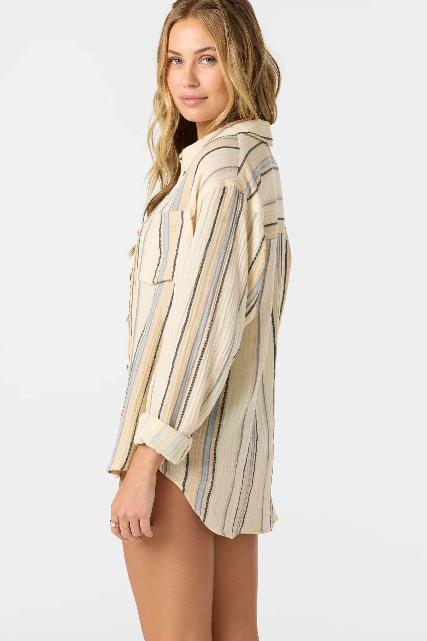 LENI STRIPE LONG SLEEVE TOP - Image 8
