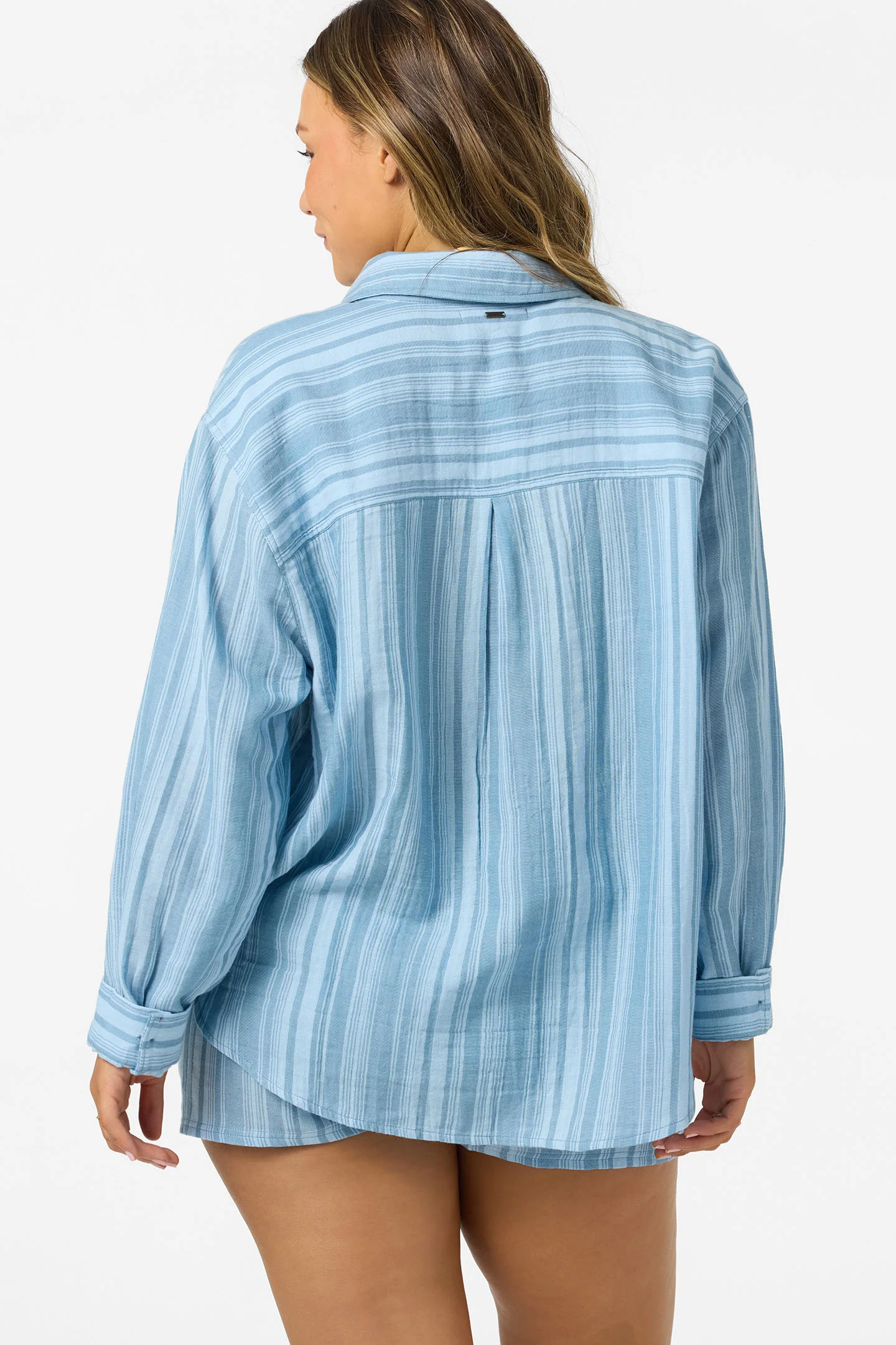 LENI WAVES STRIPE RELAXED LONG SLEEVE TOP - Image 7