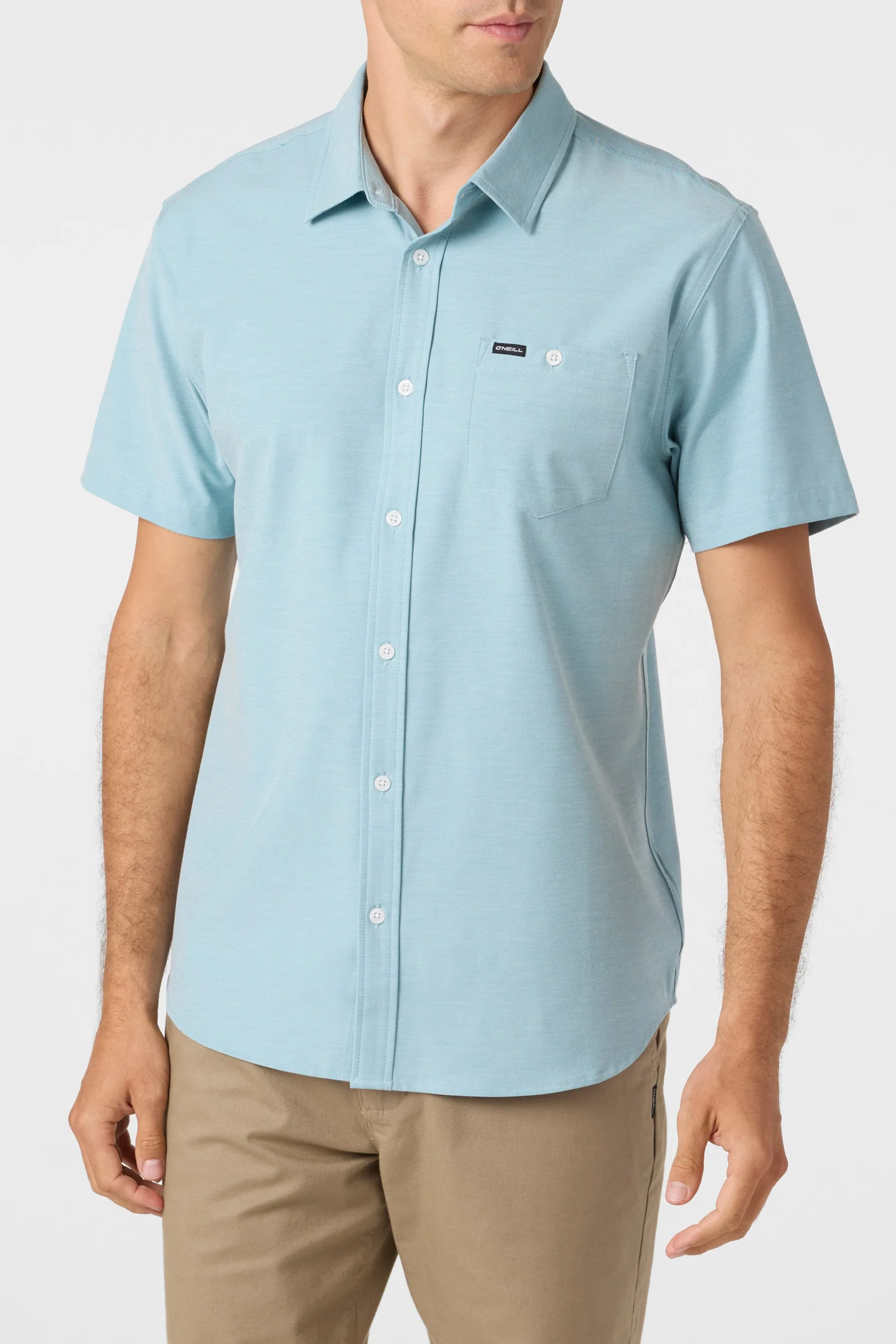 LIGHT CHECK HYBRID WOVEN TEE