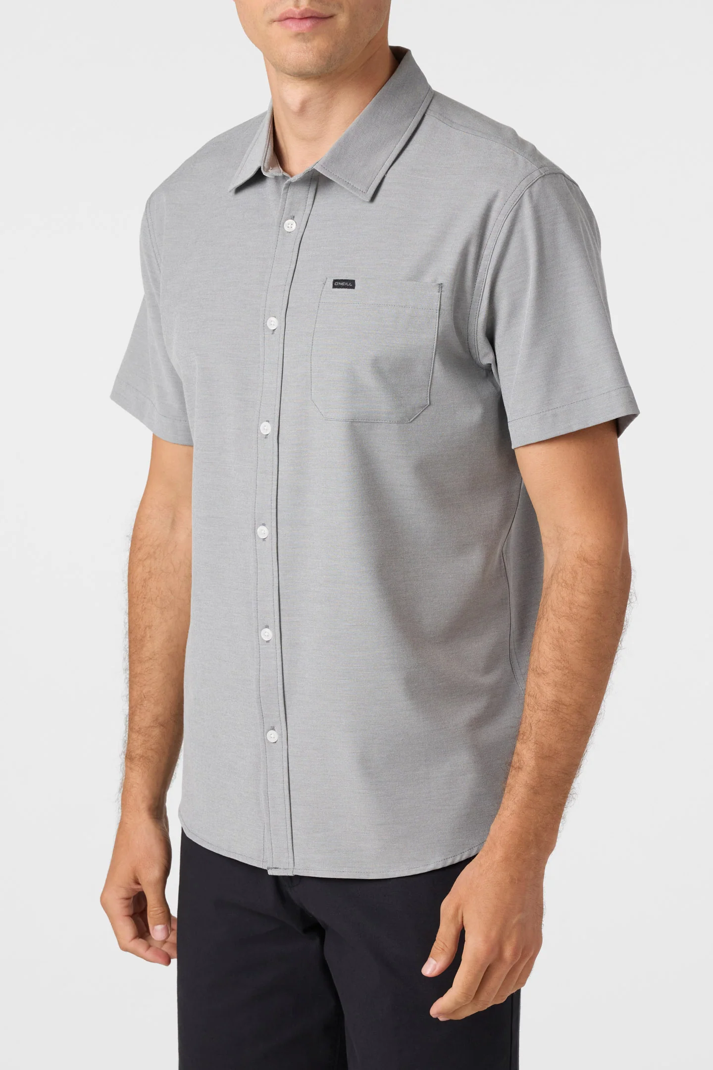 LIGHT CHECK HYBRID WOVEN TEE - Image 2