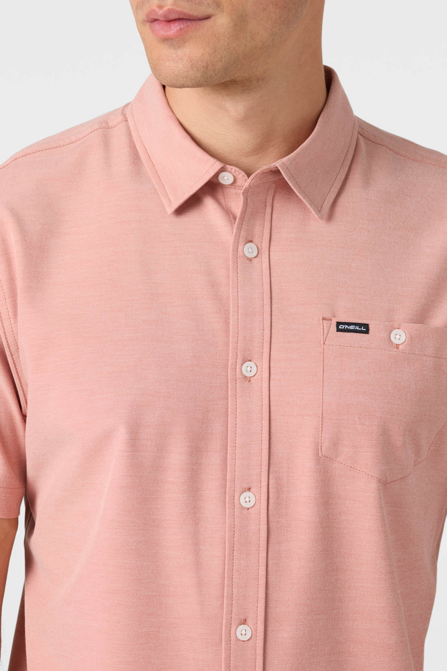 LIGHT CHECK HYBRID WOVEN TEE - Image 3