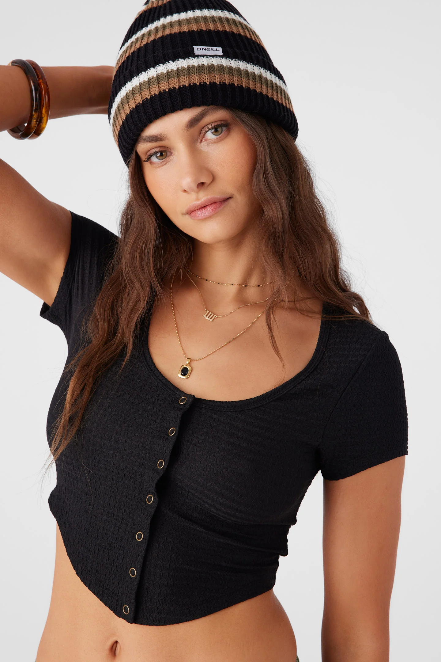 MARKET STRIPE BEANIE - Image 3
