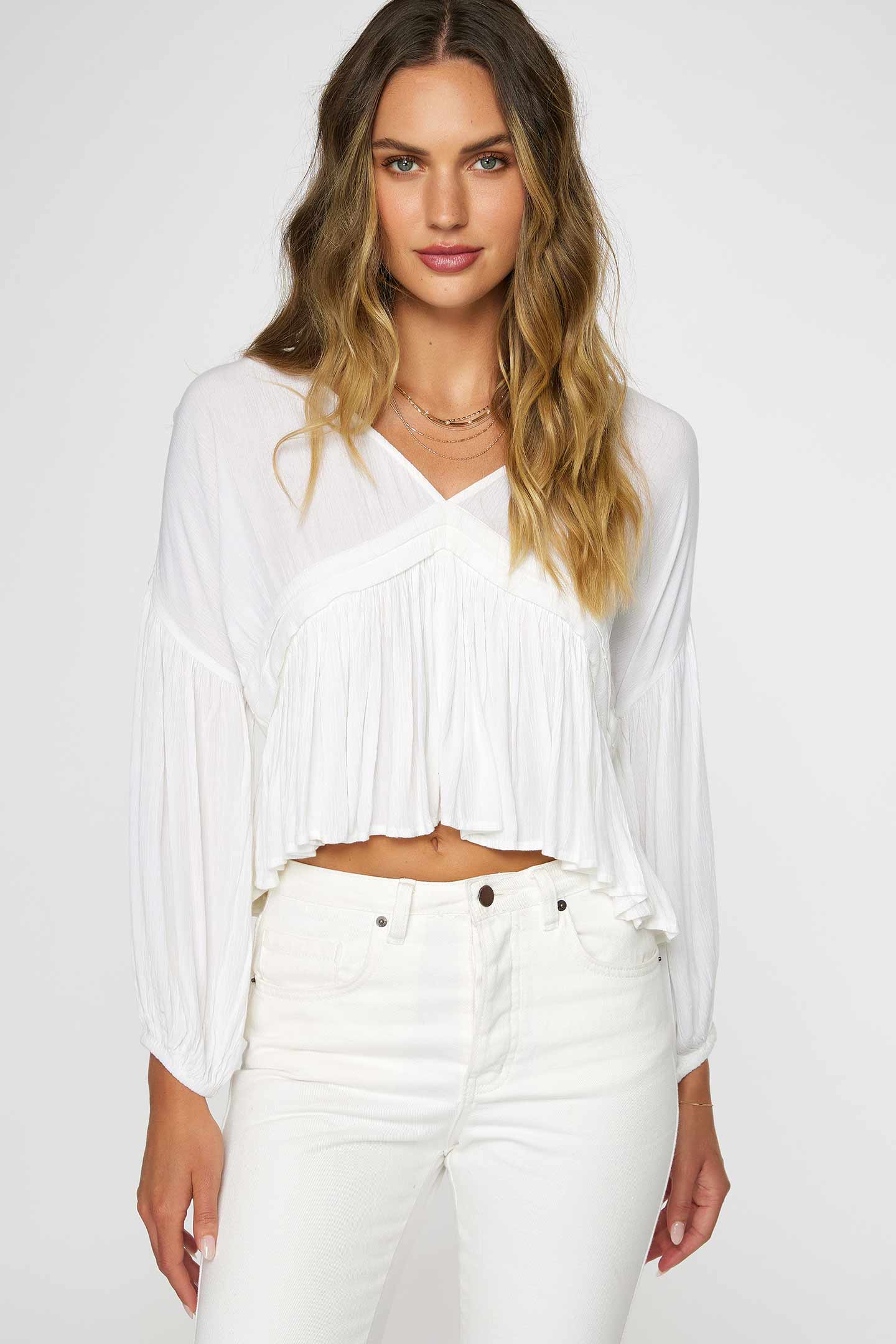 LADIES MARY SOLID TOP - Image 3