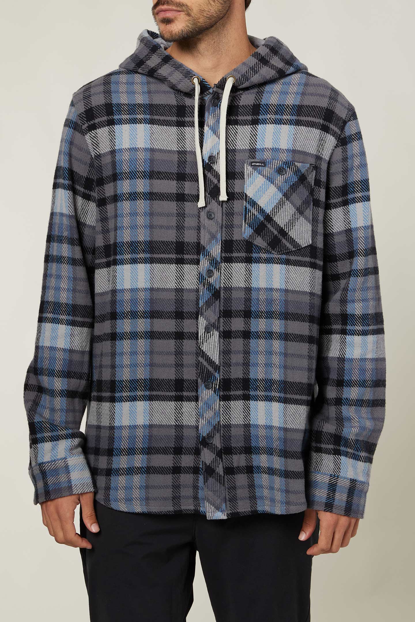 MENS CLAYTON HOODED FLANNEL - Image 2