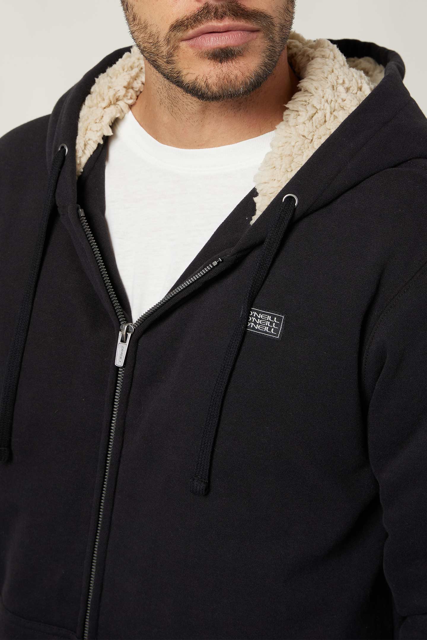 MENS FIFTY TWO SHERPA ZIP HOODIE - Image 3