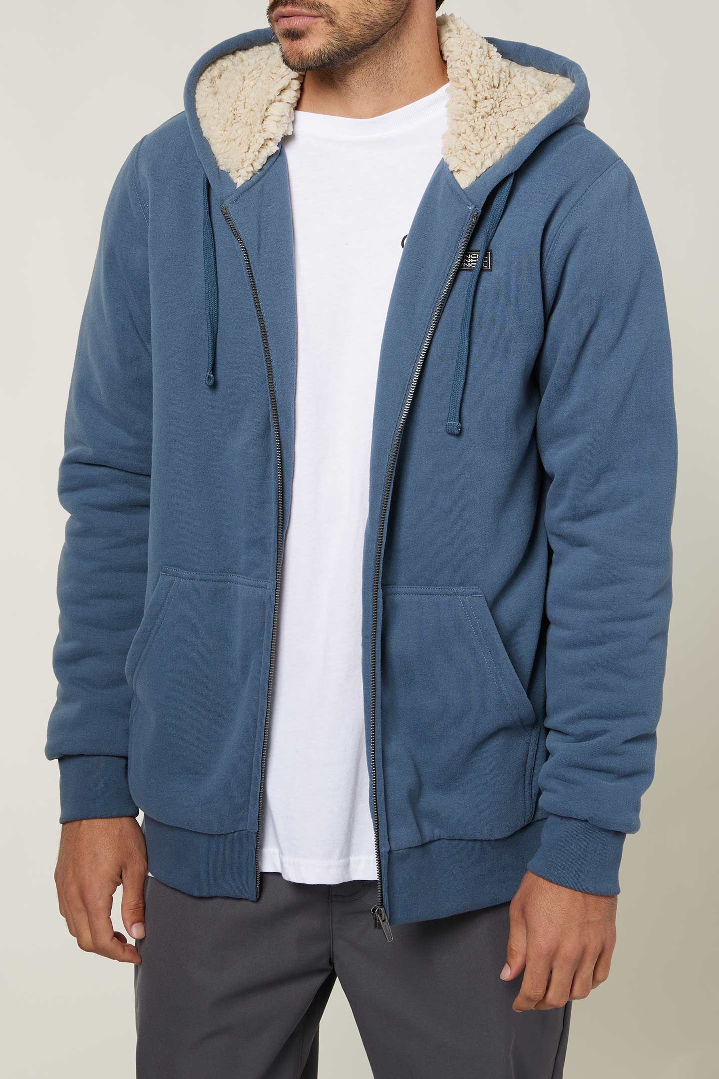 MENS FIFTY TWO SHERPA ZIP HOODIE - Image 4