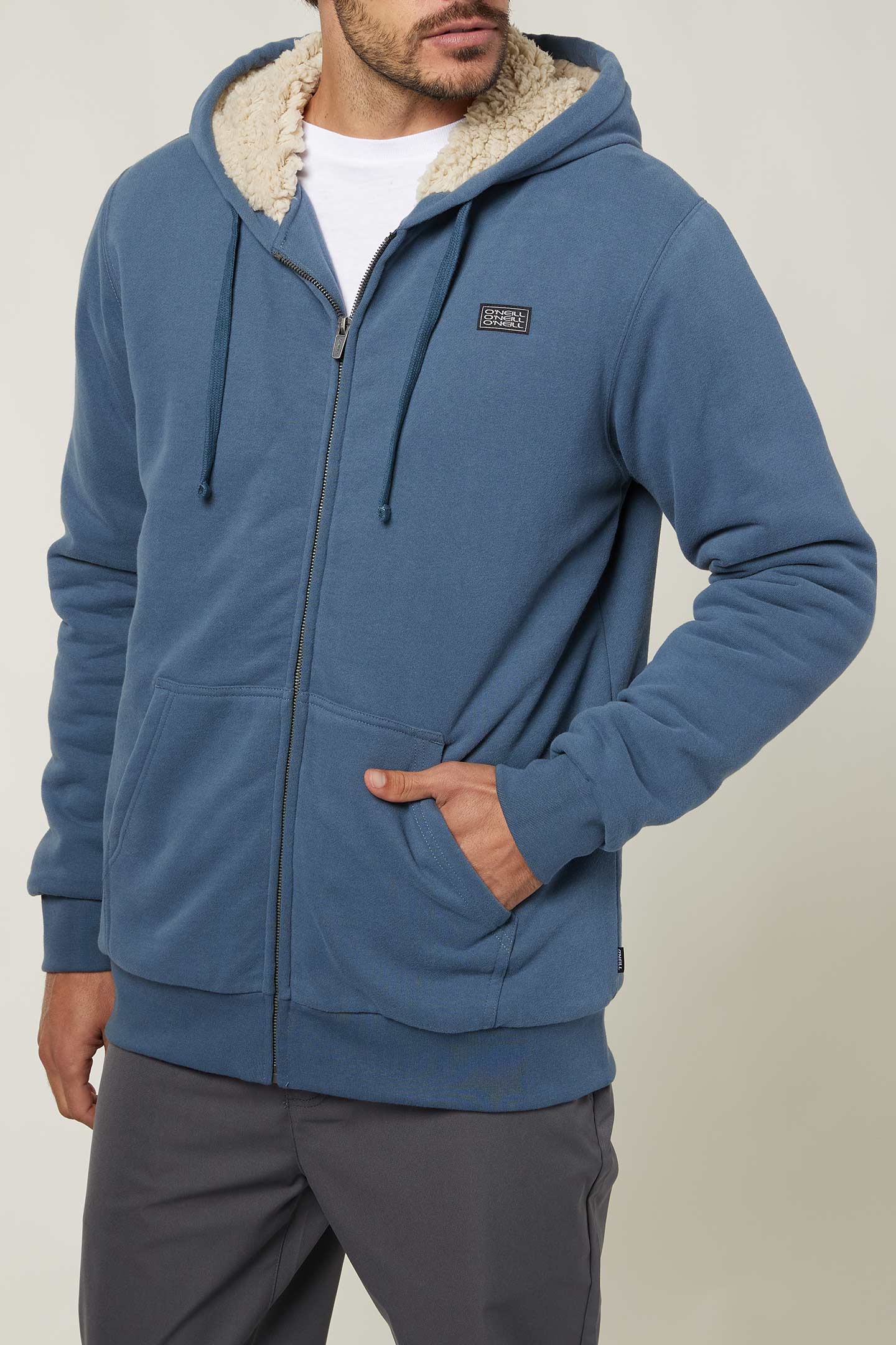 MENS FIFTY TWO SHERPA ZIP HOODIE - Image 7