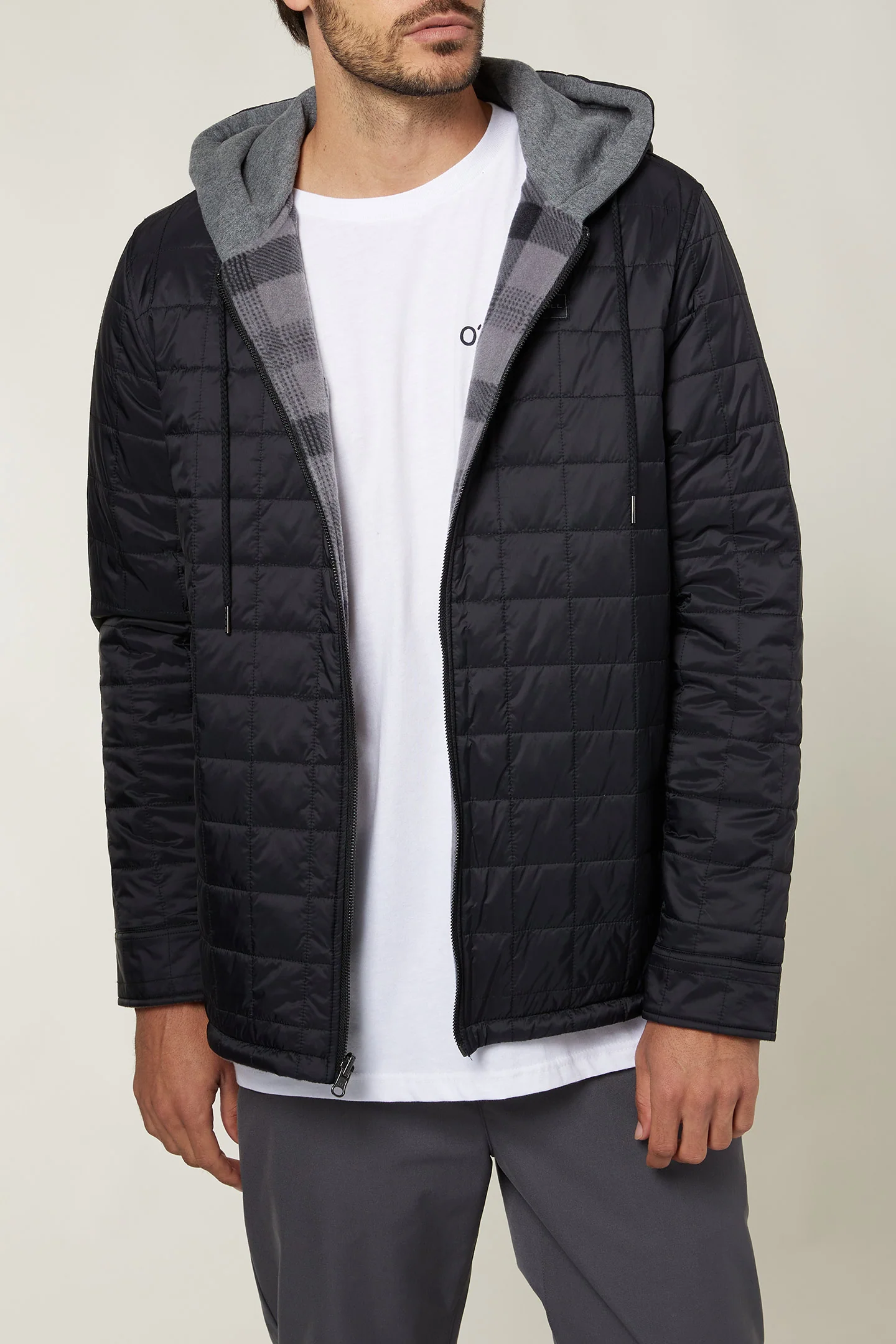 MENS GLACIER HOOD REVERSIBLE JACKET - Image 2