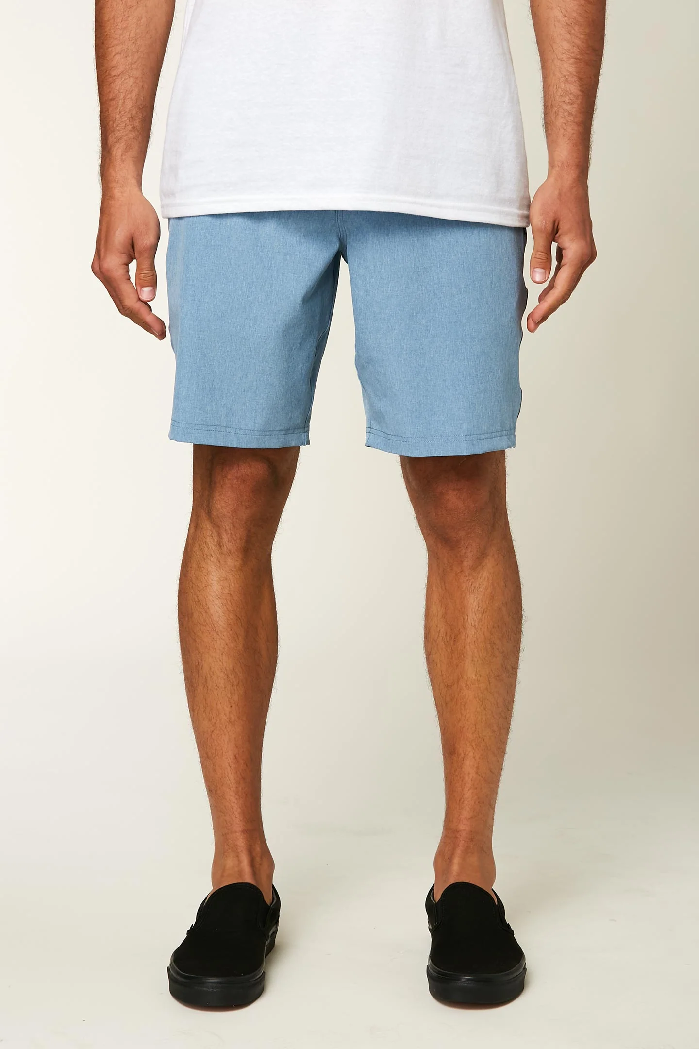 MENS LOADED HEATHER 19'' HYBRID SHORTS - Image 3