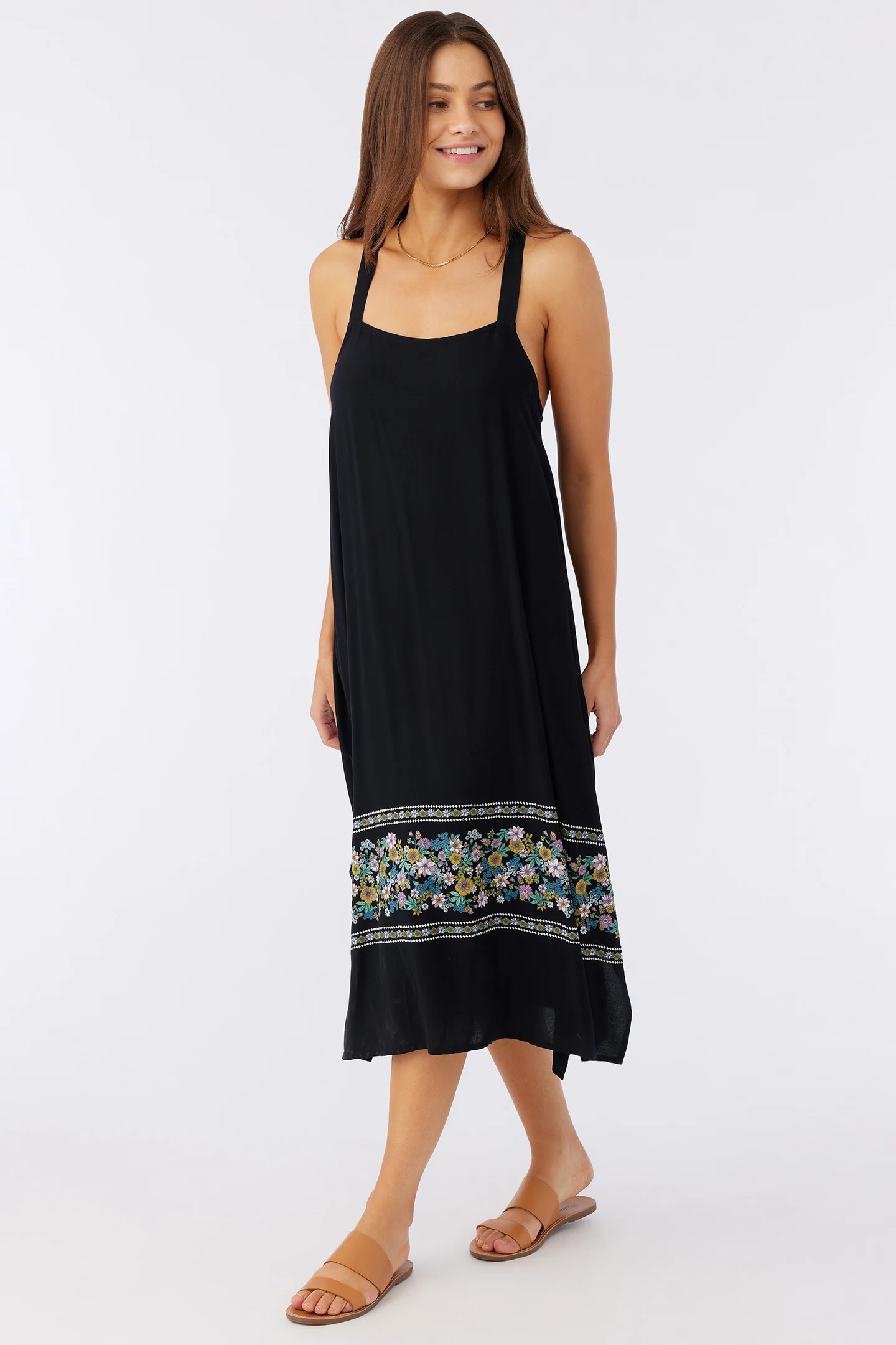 MIRANDA BORDER MIDI COVER UP DRESS - Image 3