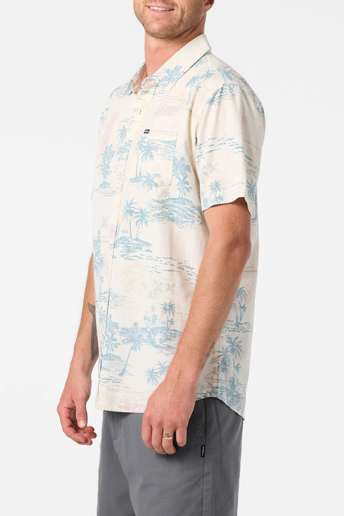 OASIS STANDARD SHORT SLEEVE WOVEN SHIRT - Image 2