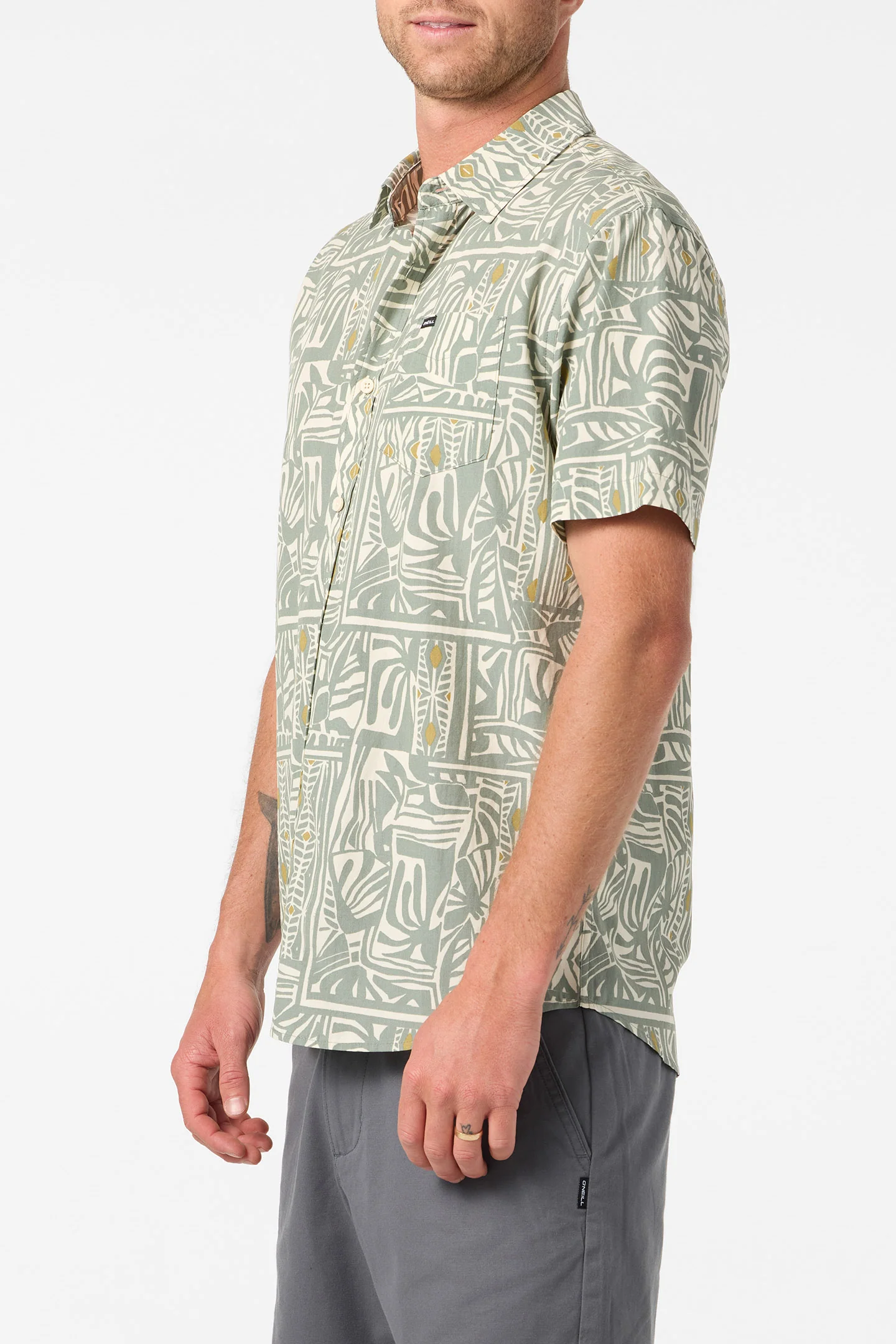 OASIS STANDARD SHORT SLEEVE WOVEN SHIRT - Image 2