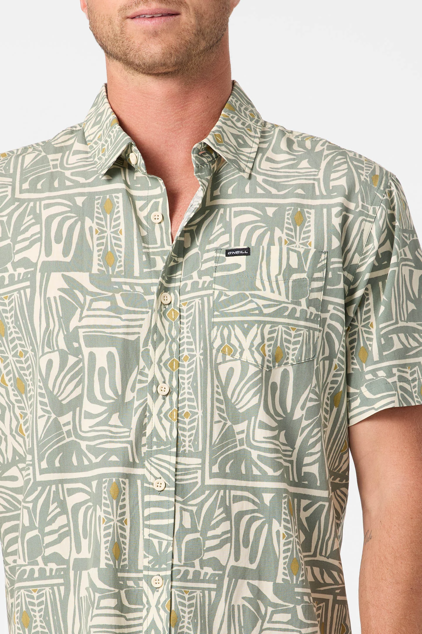 OASIS STANDARD SHORT SLEEVE WOVEN SHIRT - Image 4