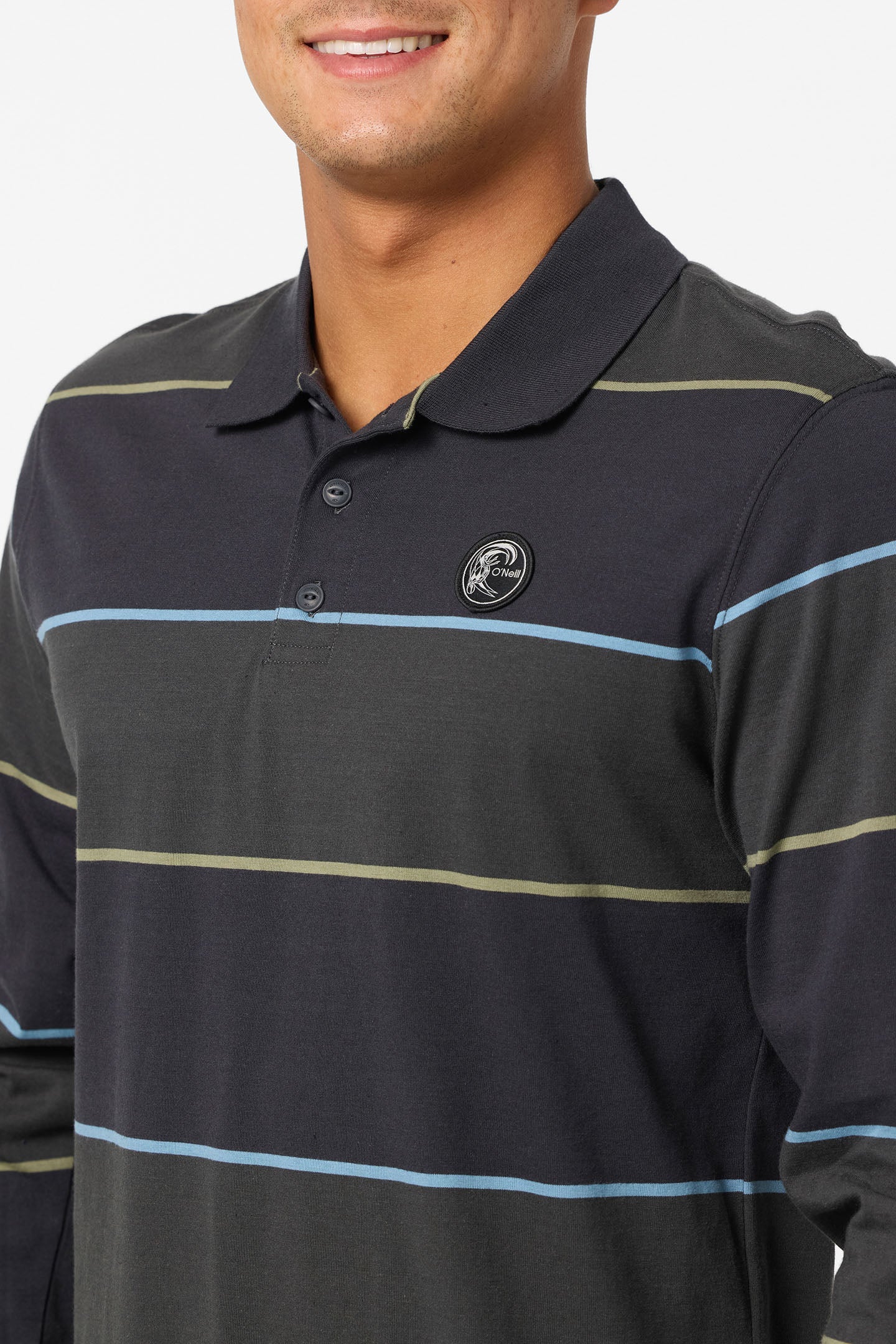 OG CASSIDY LS KNIT POLO - Image 3