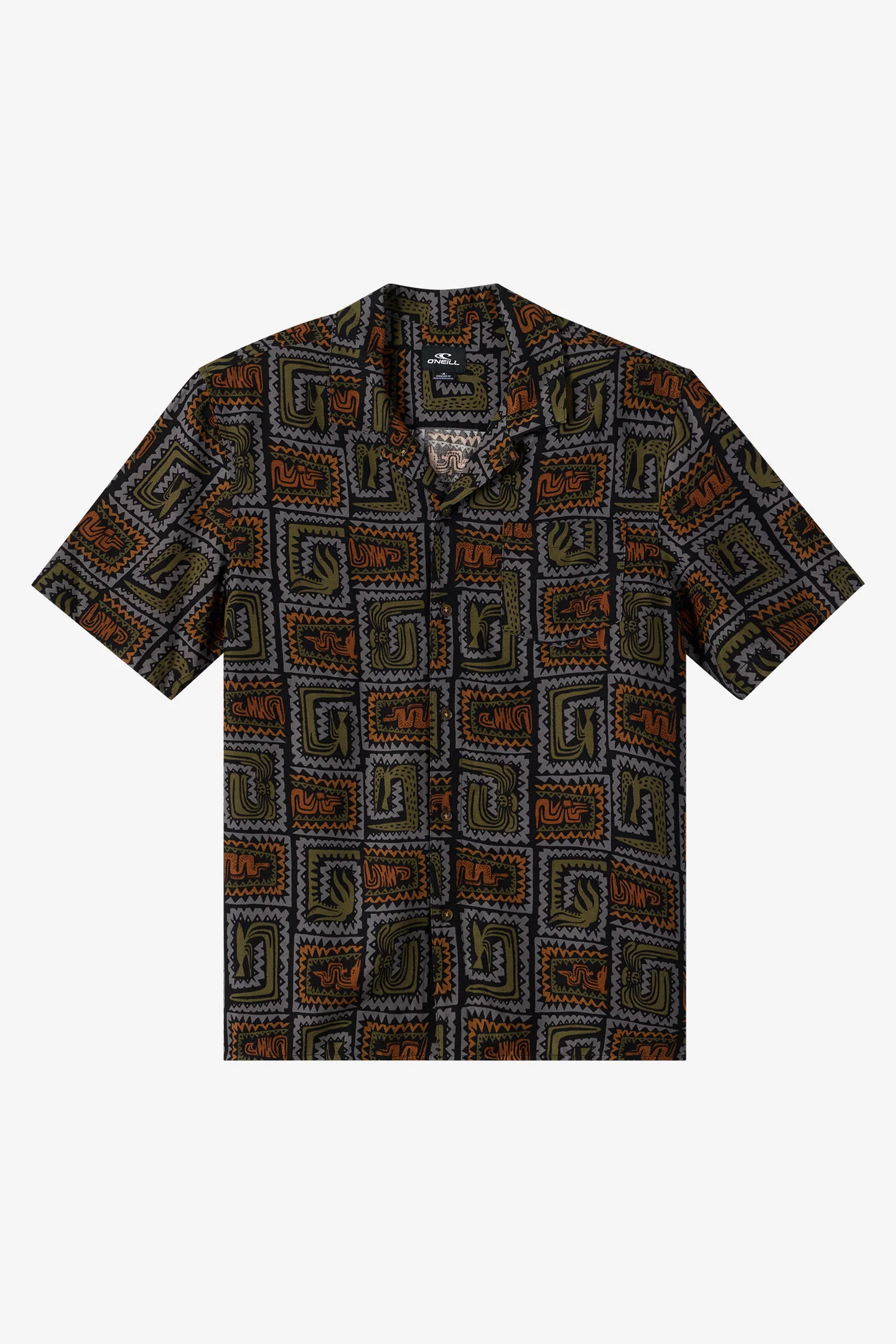 RELAXED WOVEN CAMP SHIRT