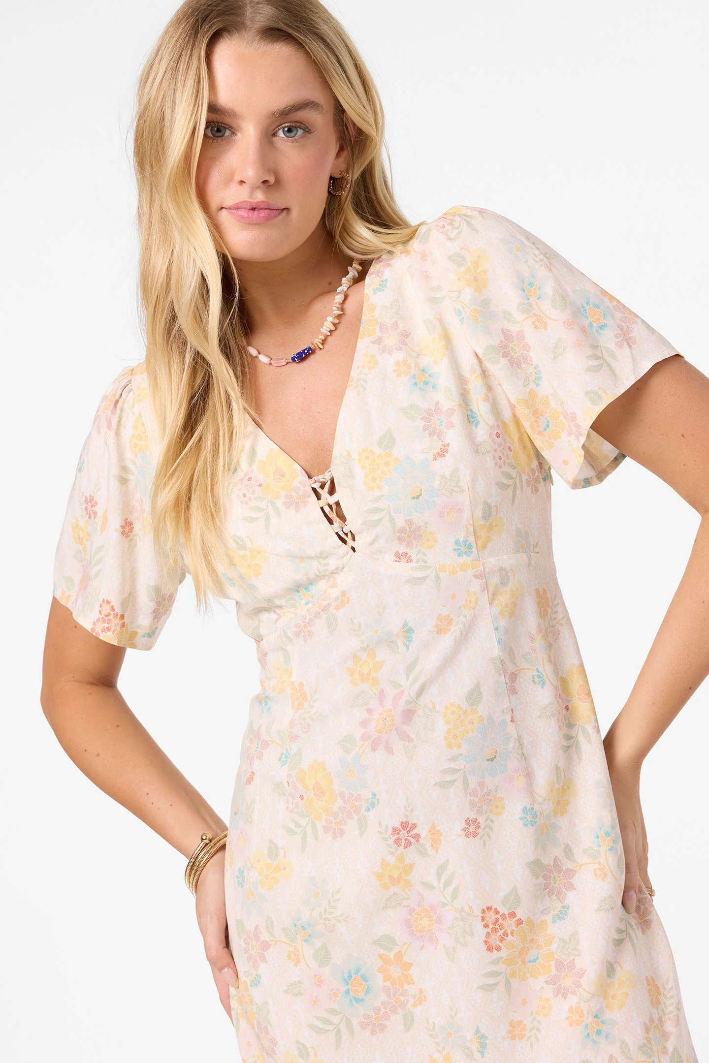 ROBIN FLORAL MINI DRESS - Image 3