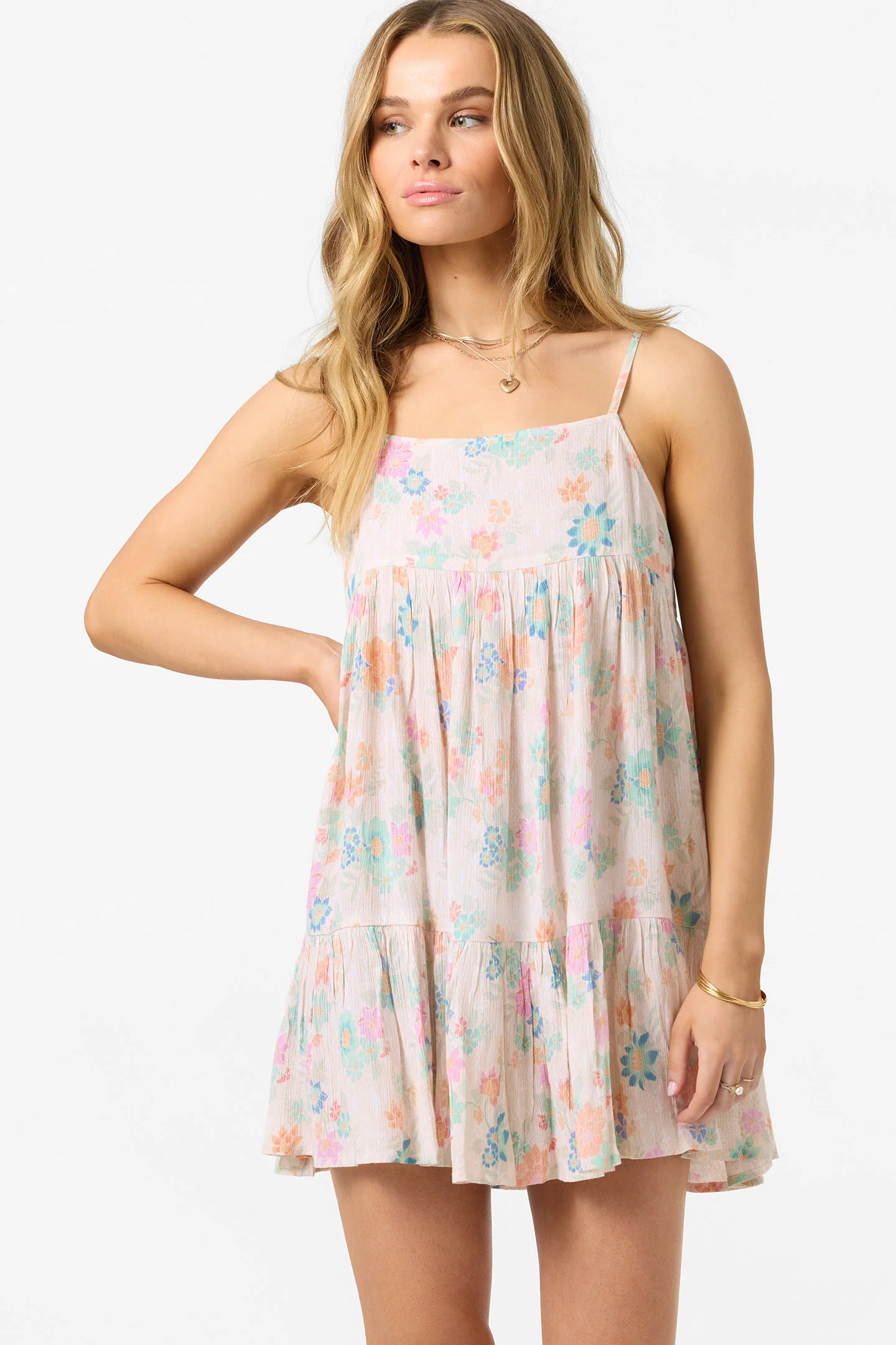 SALTWATER ESSENTIALS RILEE PRINTED MINI COVERUP DRESS - Image 3