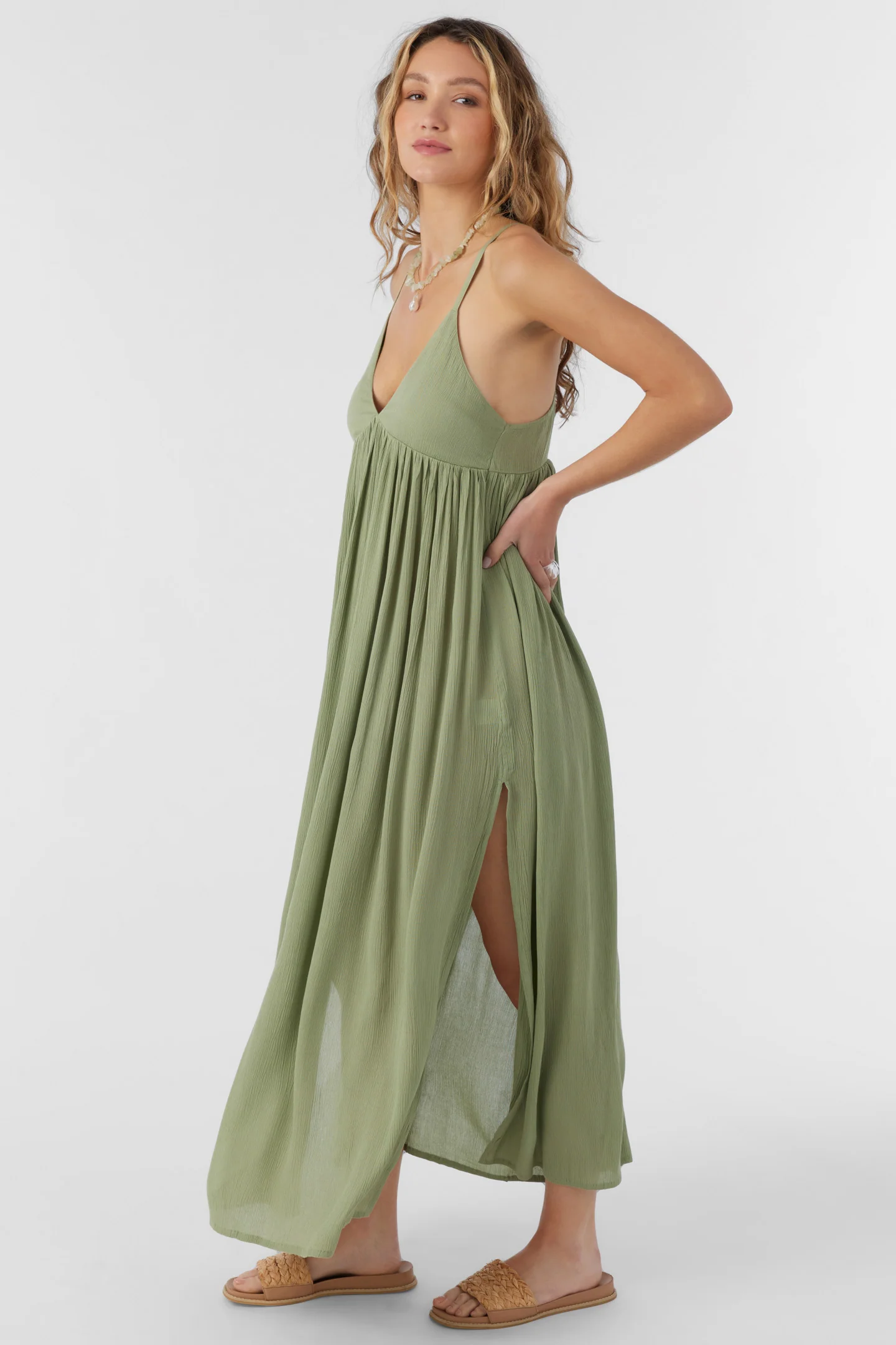 SALTWATER SOLIDS MAXI COVER UP - Image 2