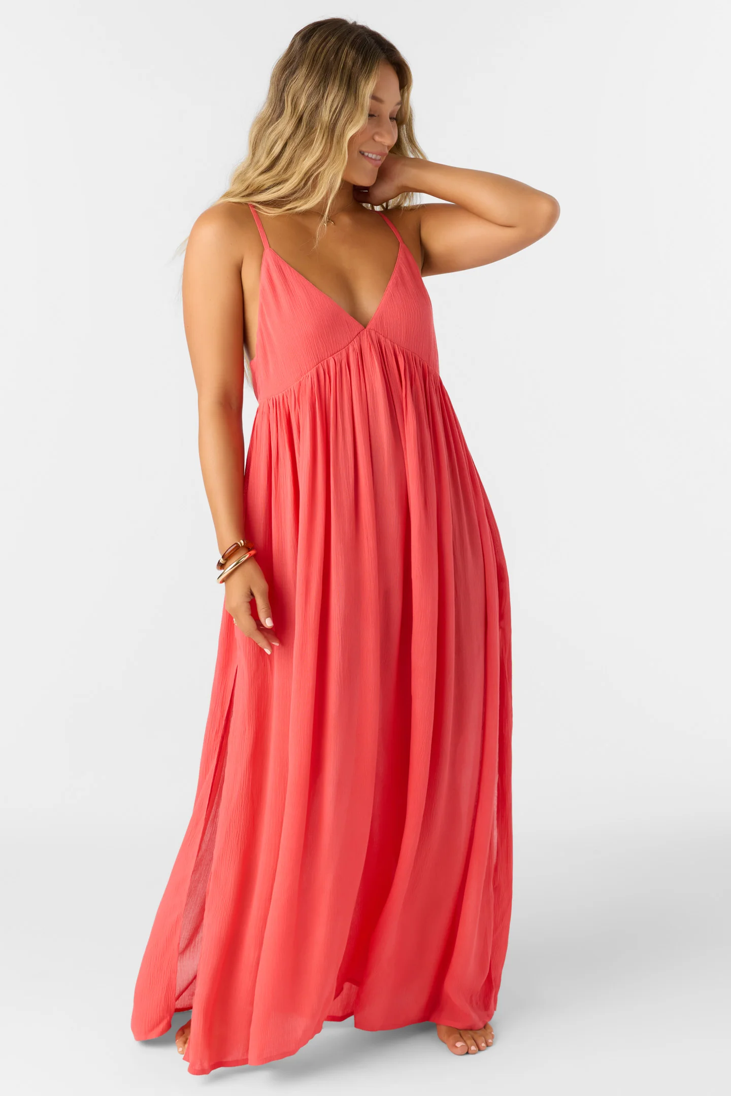 SALTWATER SOLIDS MEL MAXI DRESS - Image 4