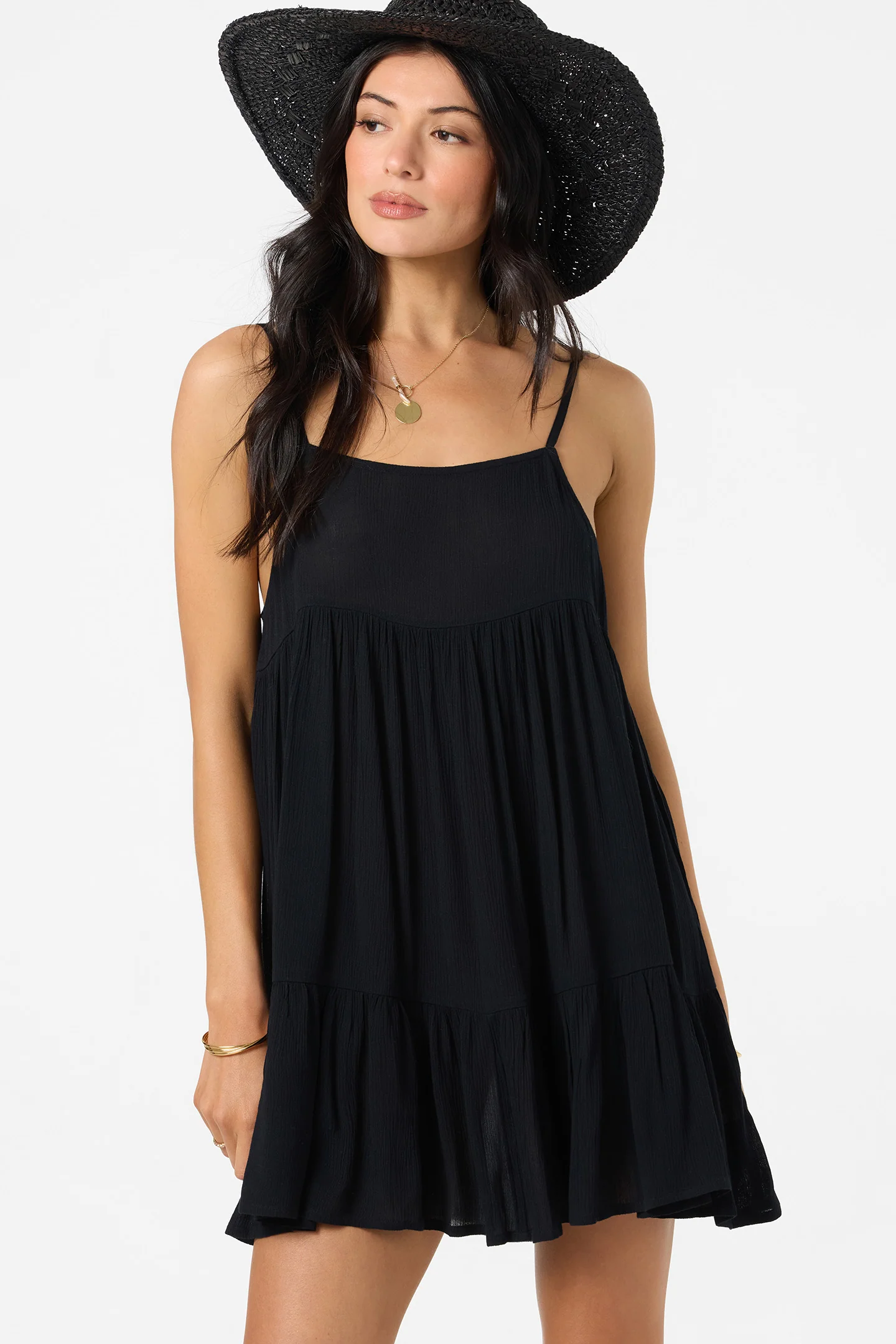 SALTWATER SOLIDS RILEE MINI COVERUP DRESS - Image 2