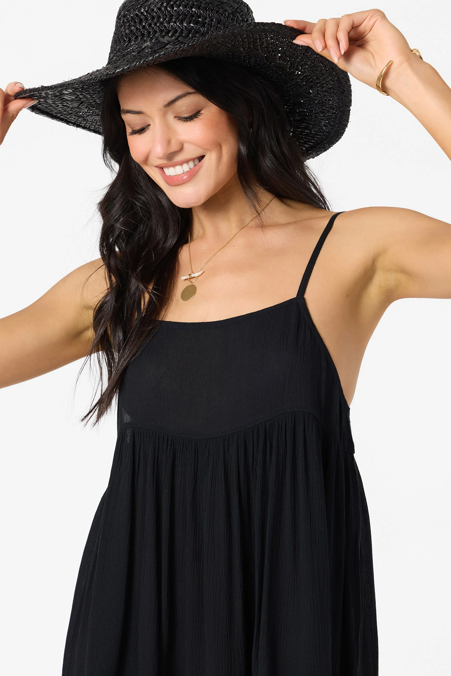 SALTWATER SOLIDS RILEE MINI COVERUP DRESS - Image 4