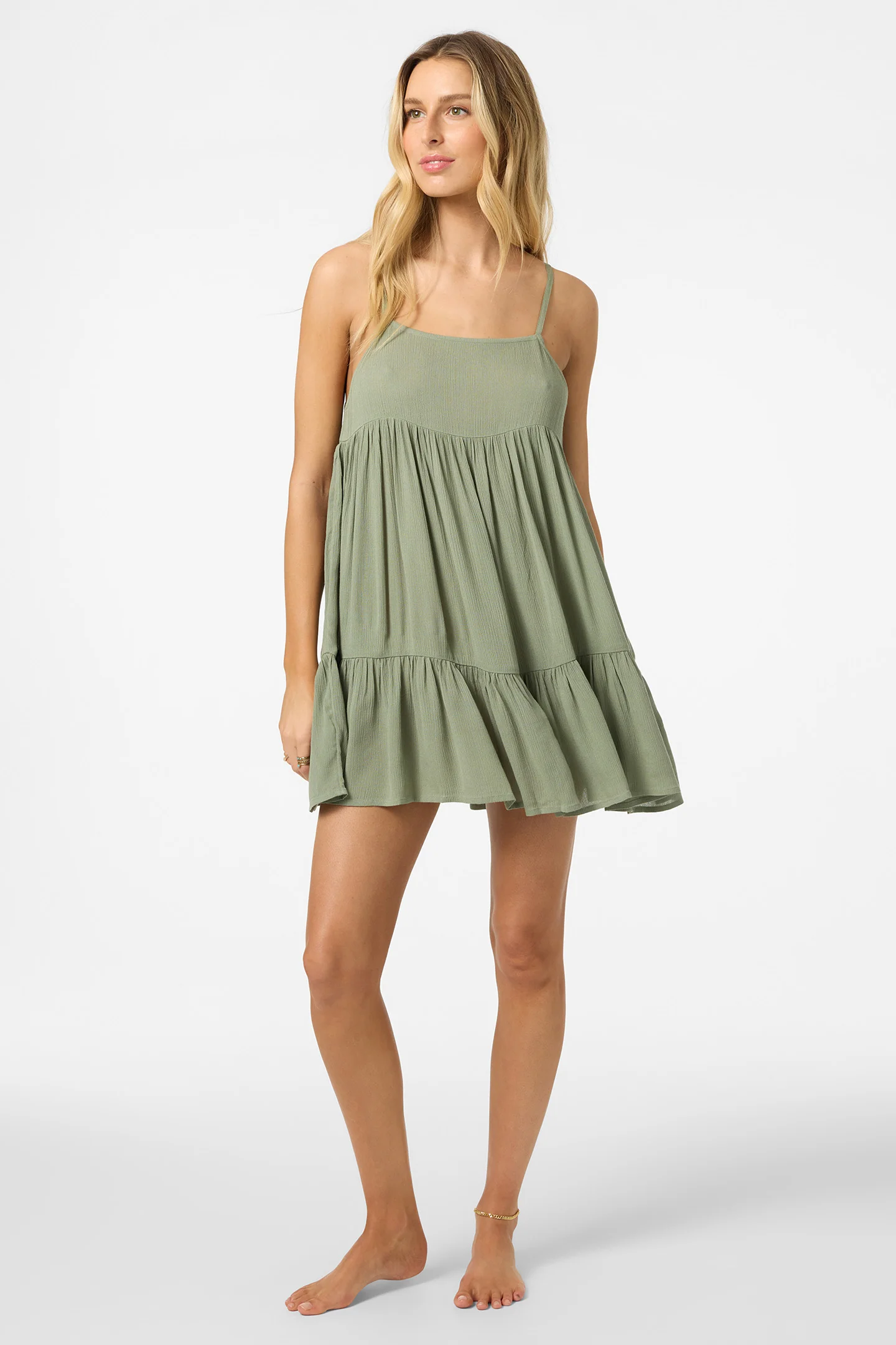 SALTWATER SOLIDS RILEE MINI COVERUP DRESS - Image 2