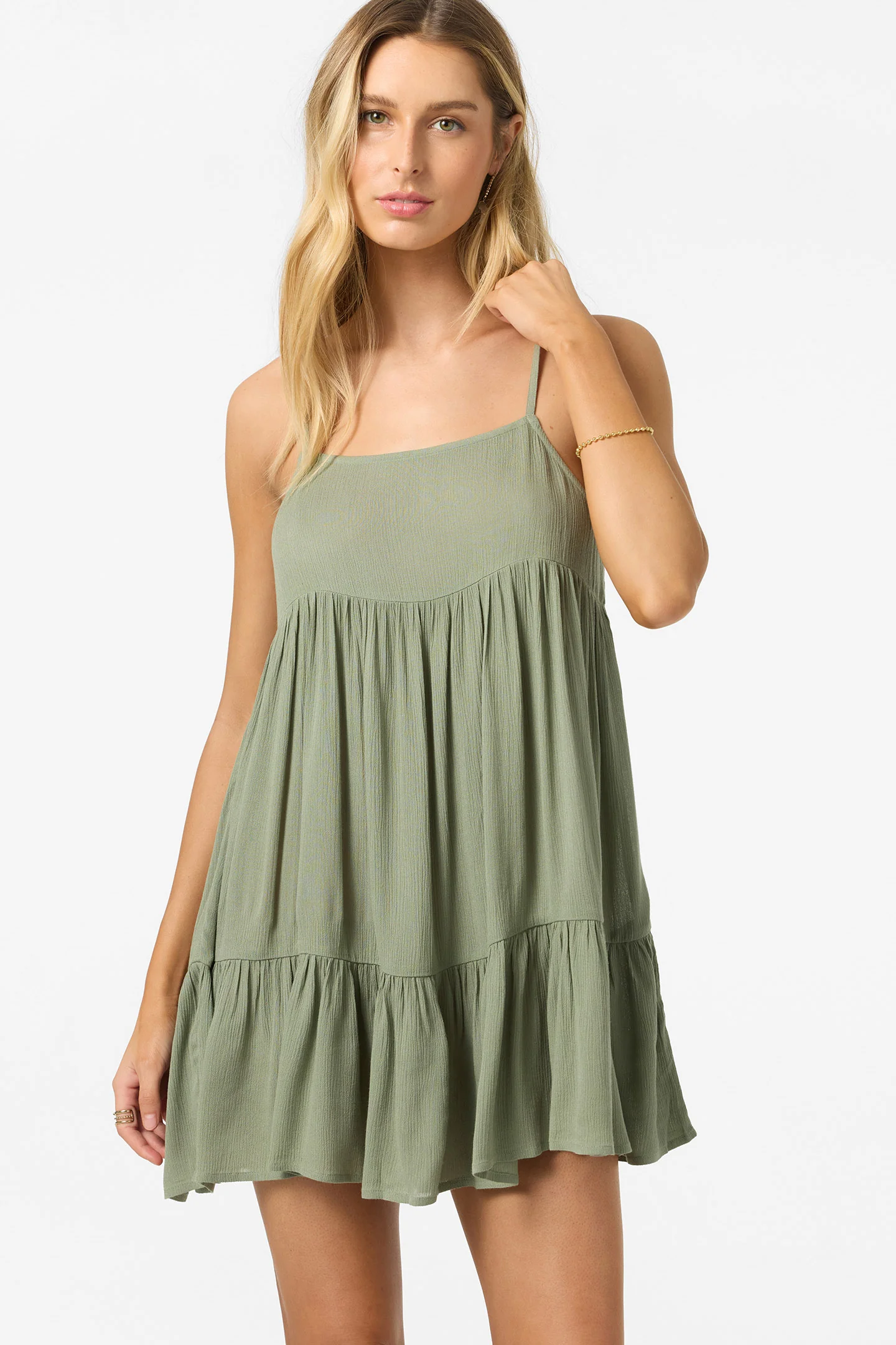 SALTWATER SOLIDS RILEE MINI COVERUP DRESS - Image 4