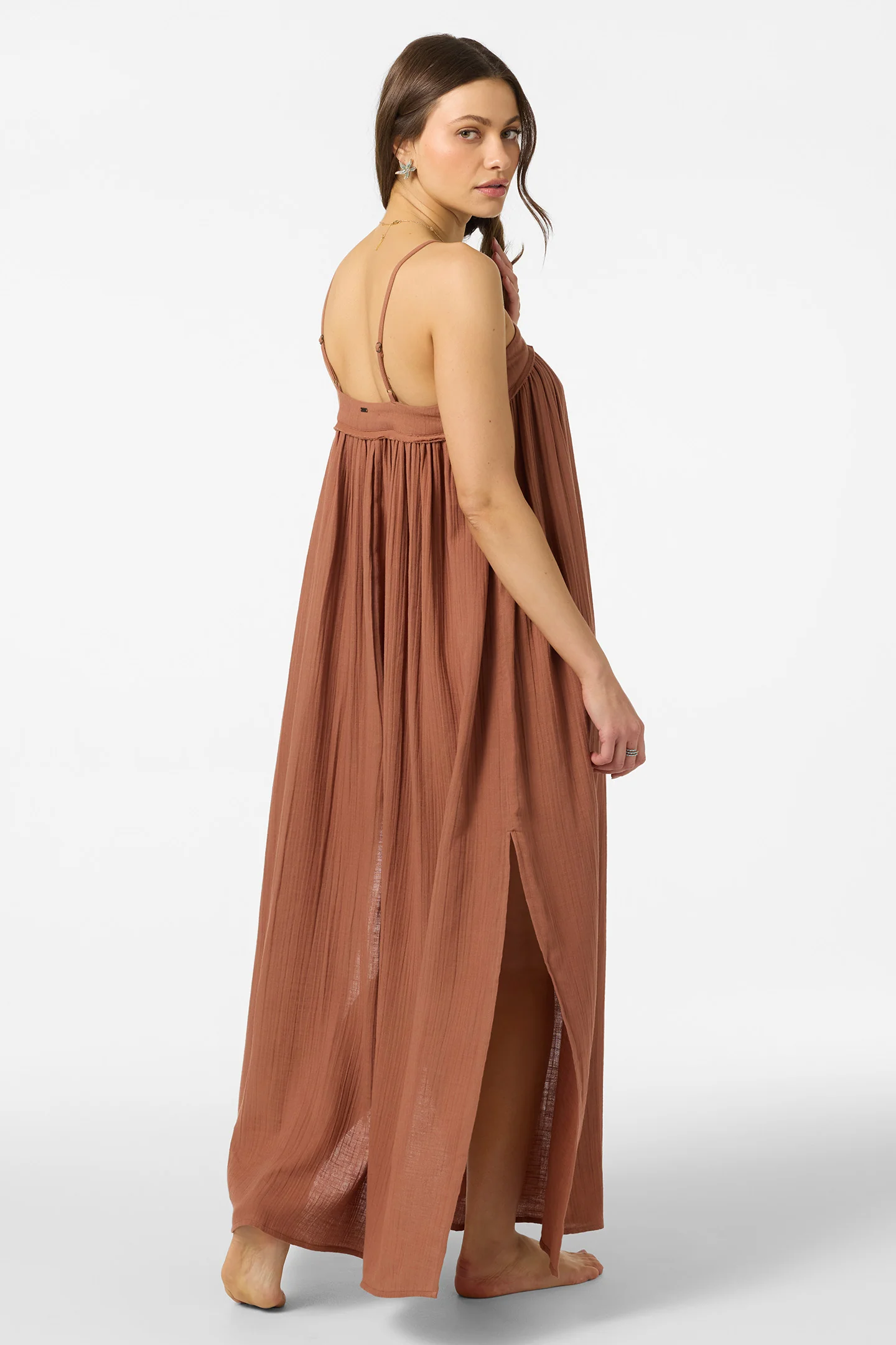 SALTWATER SOLIDS SAI MAXI COVERUP DRESS - Image 5