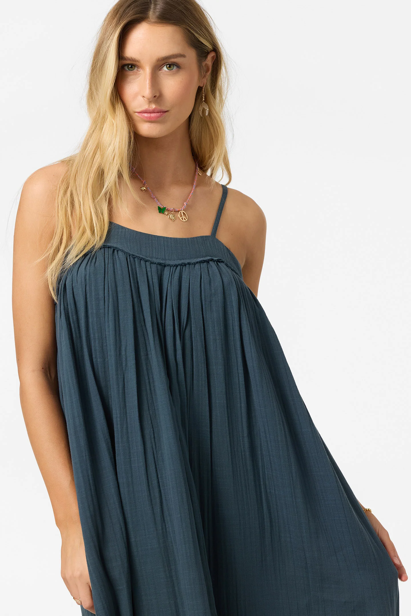 SALTWATER SOLIDS SAI MAXI COVERUP DRESS - Image 4