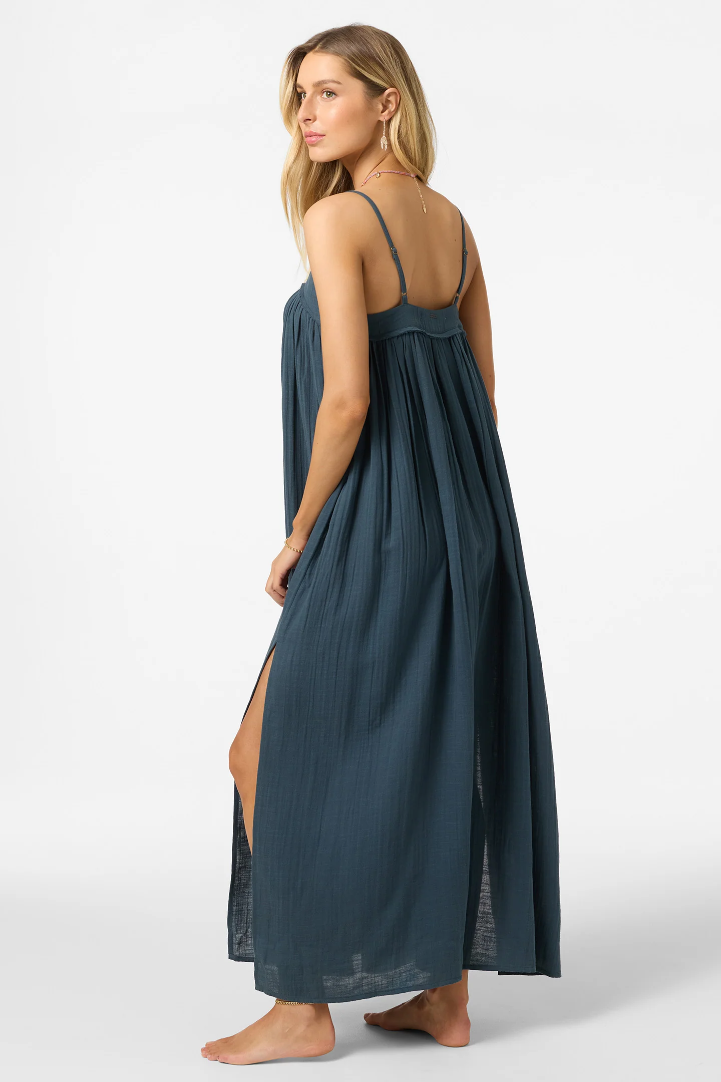 SALTWATER SOLIDS SAI MAXI COVERUP DRESS - Image 6