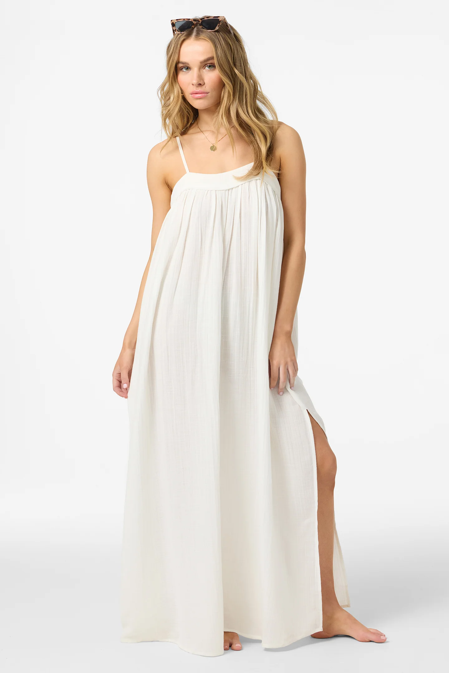 SALTWATER SOLIDS SAI MAXI COVERUP DRESS - Image 2