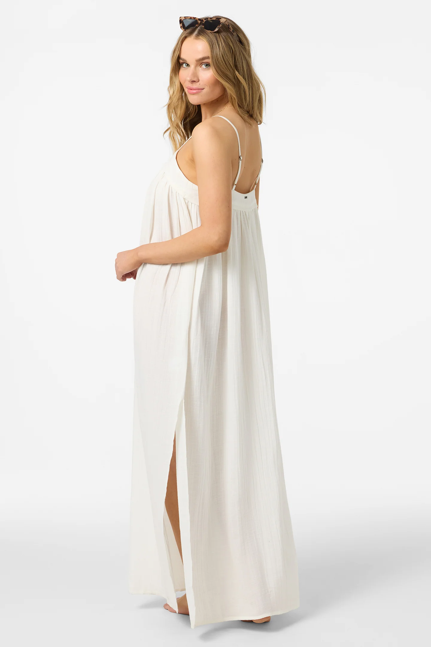 SALTWATER SOLIDS SAI MAXI COVERUP DRESS - Image 5