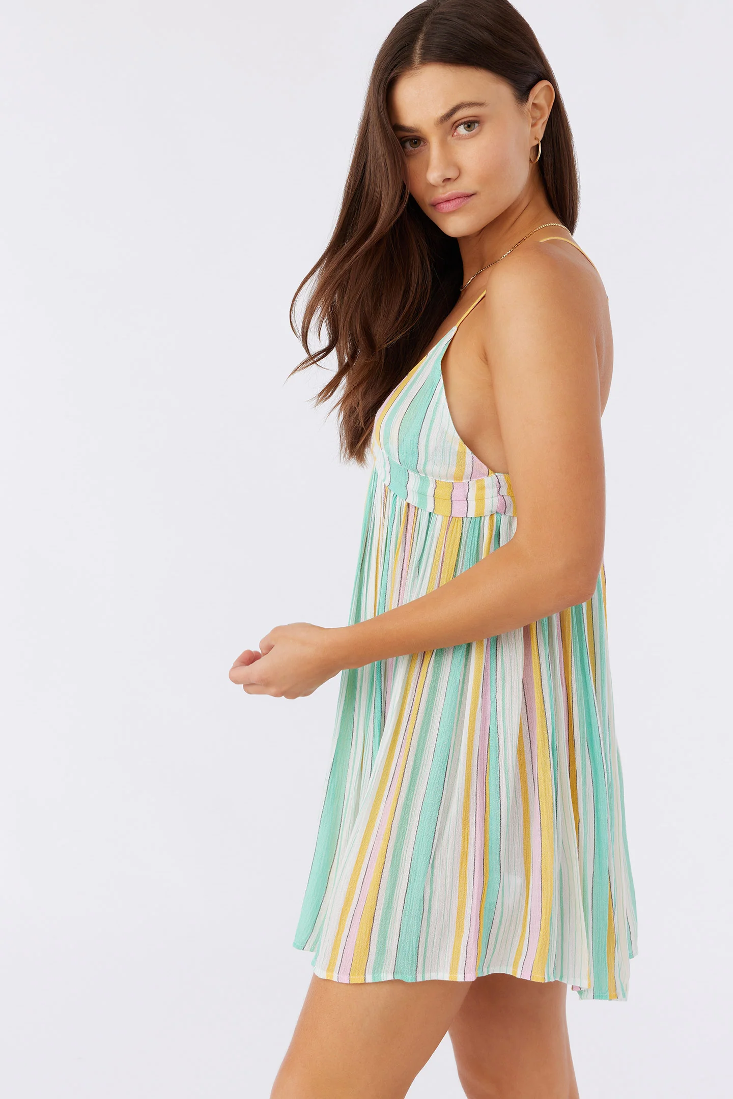 SALTWATER SOLIDS STRIPED AVERY COVERUP DRESS - Image 8