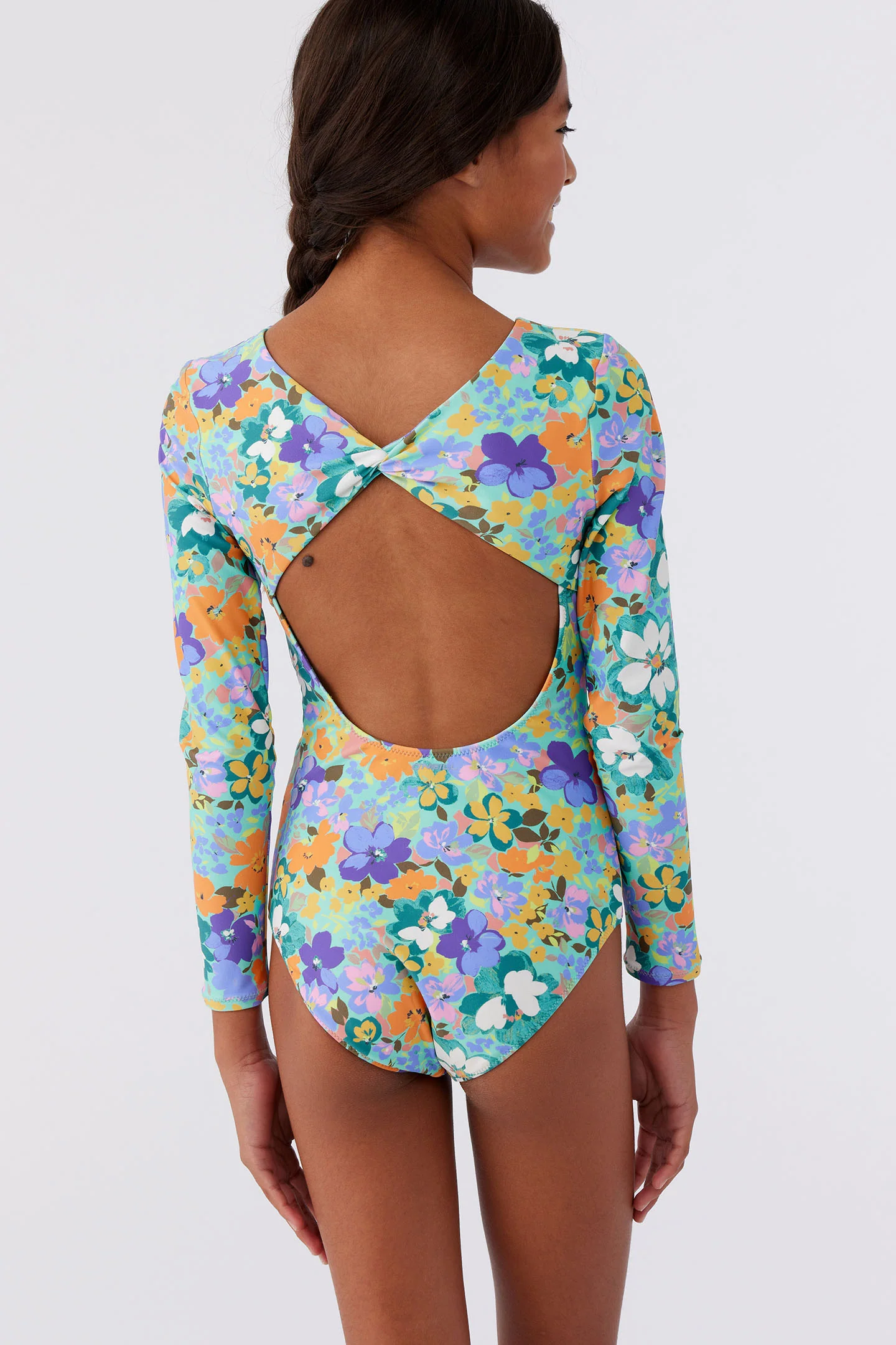 SAMI FLORAL TWIST BACK SURF SUIT - Image 4