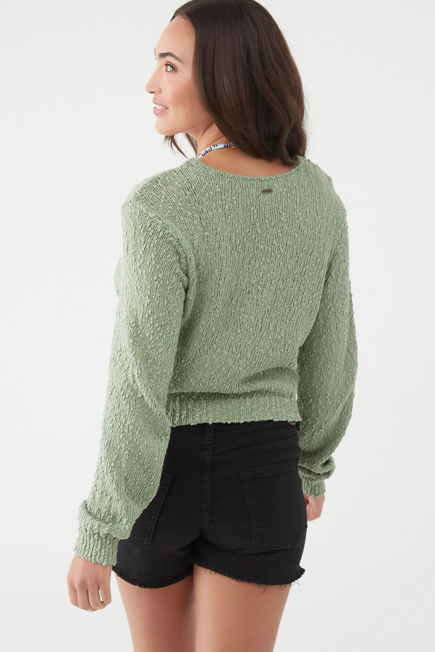 SEASIDE WRAP KNIT SWEATER - Image 6