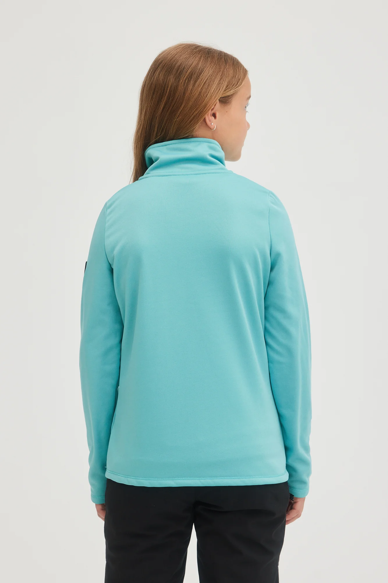 SOLID FLEECE HALF-ZIP - Image 3