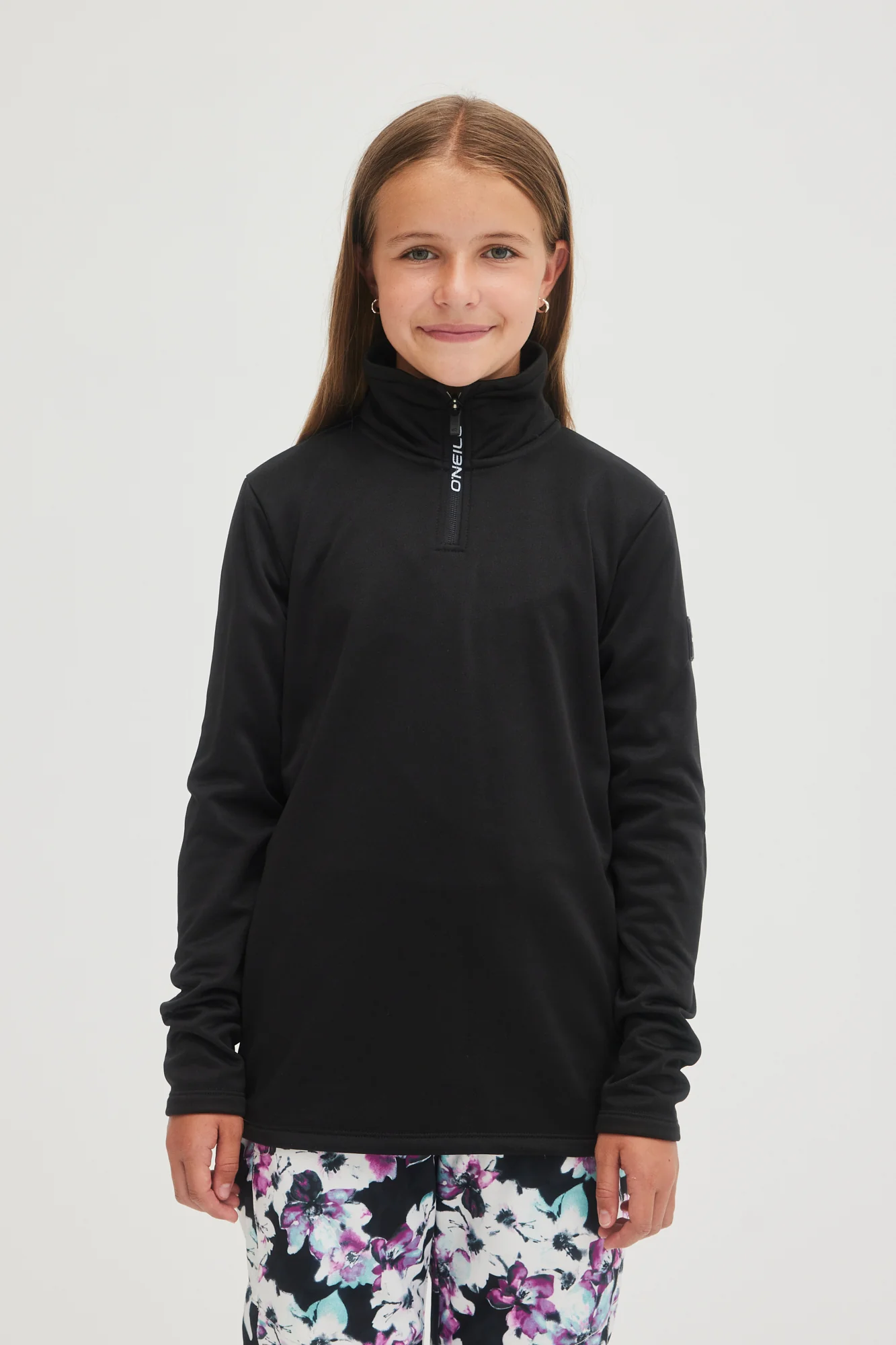 SOLID FLEECE HALF-ZIP - Image 5
