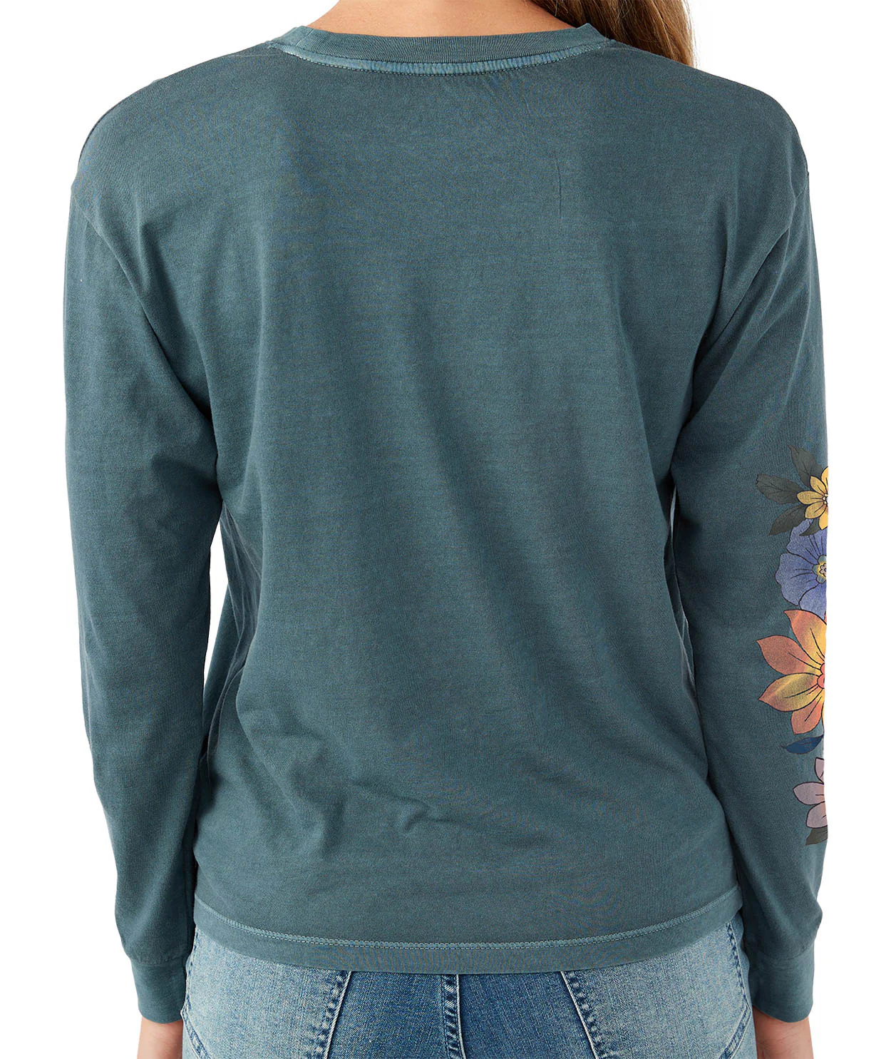 TATUM FLORAL LONG SLEEVE TEE - Image 2