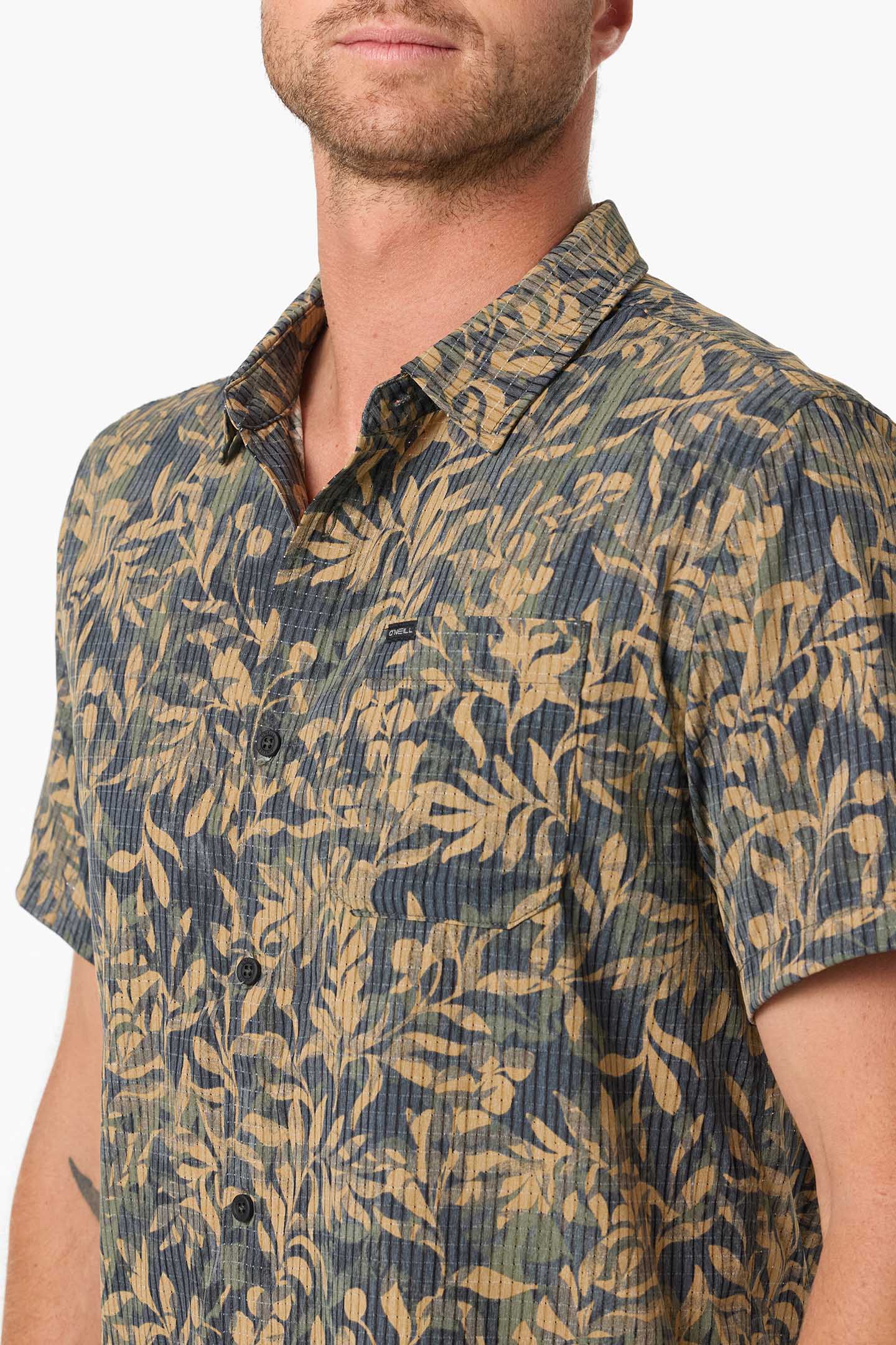 TRVLR PERFORATED PRINTED WOVEN SHIRT - Image 5