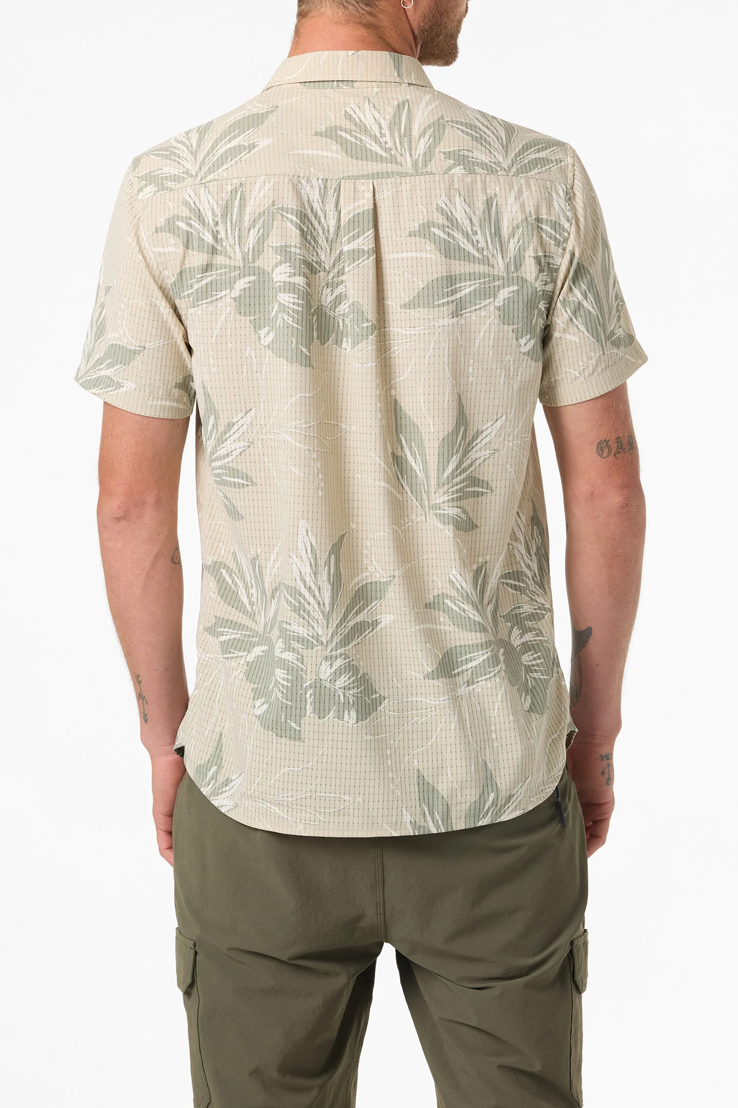 TRVLR PERFORATED PRINTED WOVEN SHIRT - Image 4