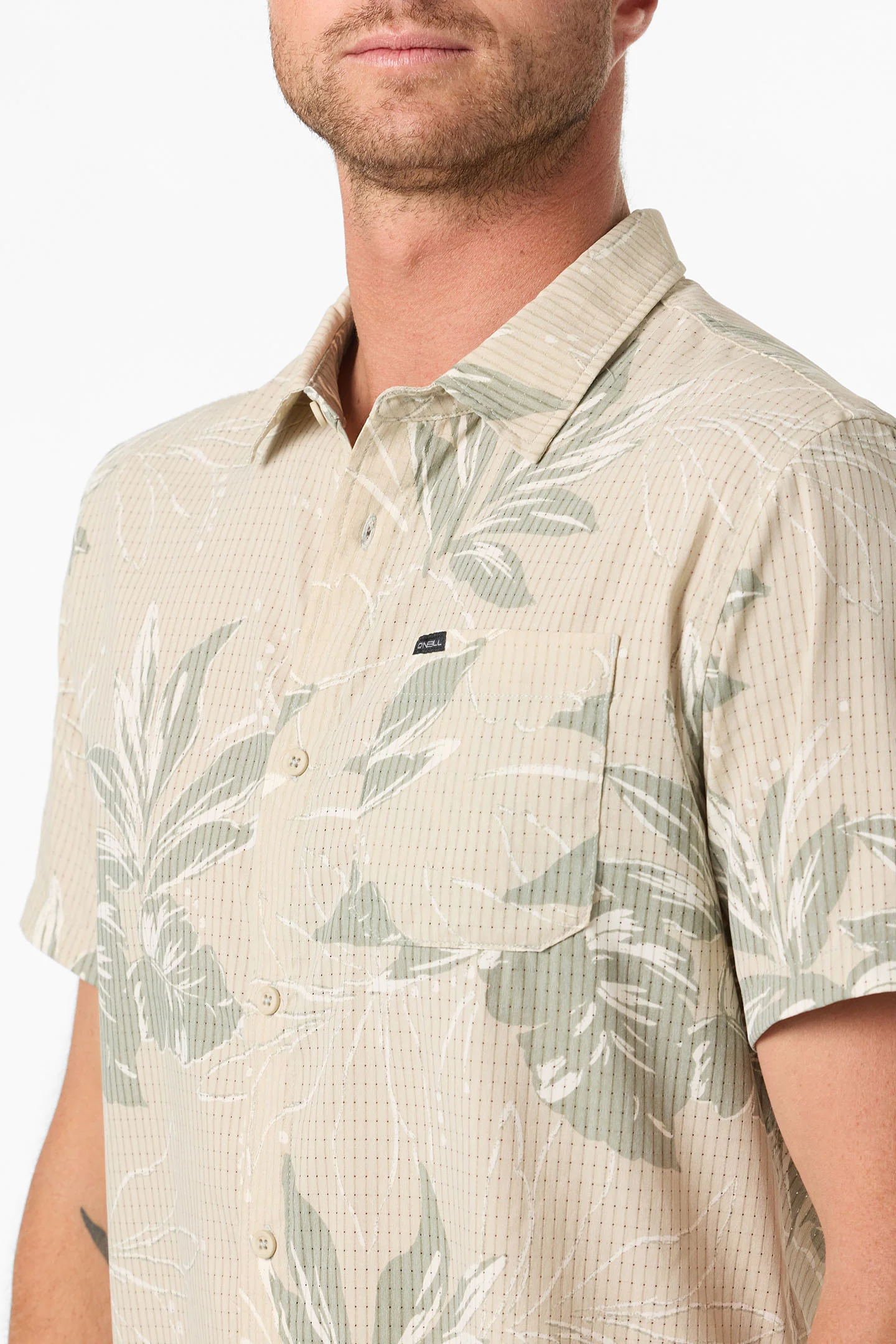 TRVLR PERFORATED PRINTED WOVEN SHIRT - Image 5