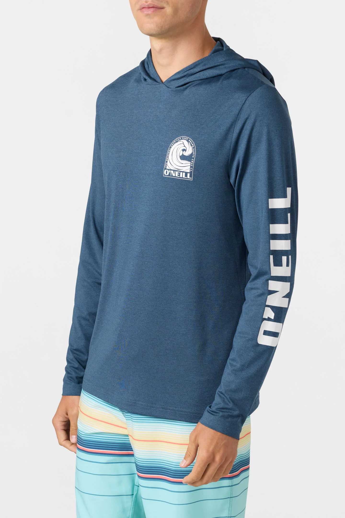 TRVLR UPF HOODED LONG SLEEVE- SWELL - Image 2
