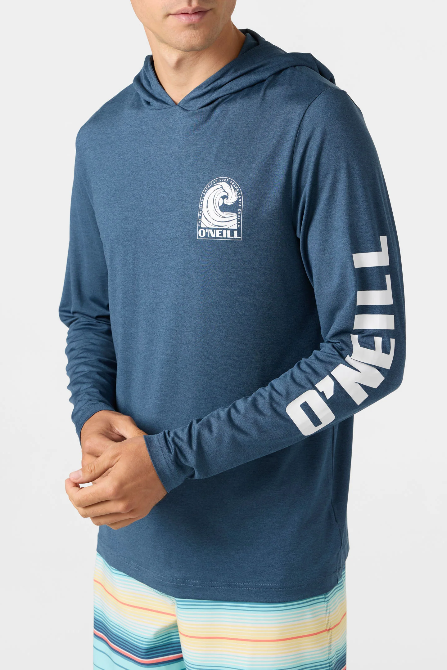TRVLR UPF HOODED LONG SLEEVE- SWELL - Image 4
