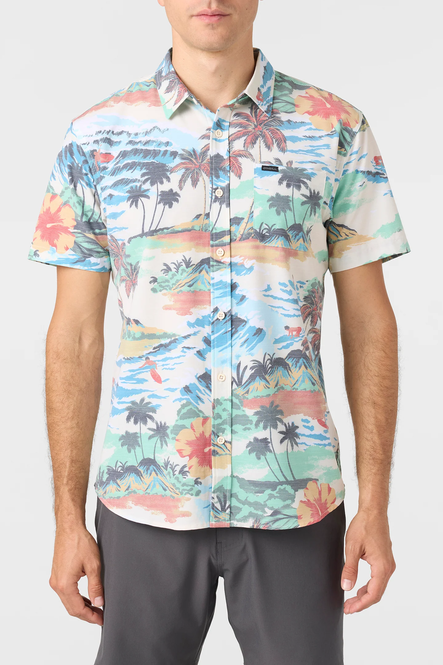 TRVLR UPF TRAVERSE SLUB SHORT SLEEVE