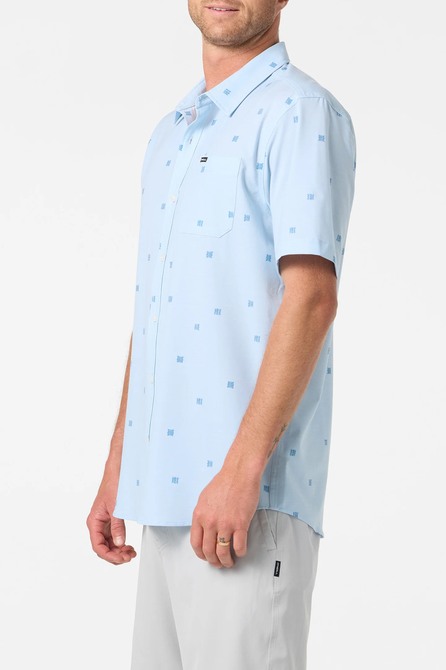 UPF SLUB RELAXED SHORT SLEEVE WOVEN SHIRT - Image 2
