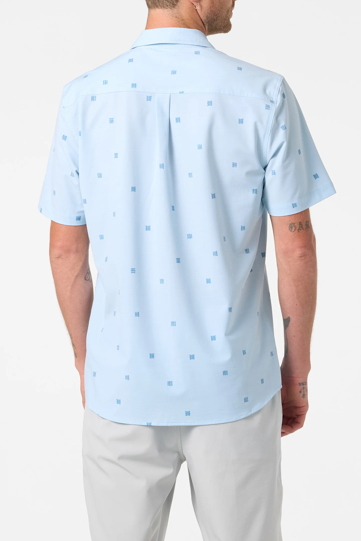 UPF SLUB RELAXED SHORT SLEEVE WOVEN SHIRT - Image 3