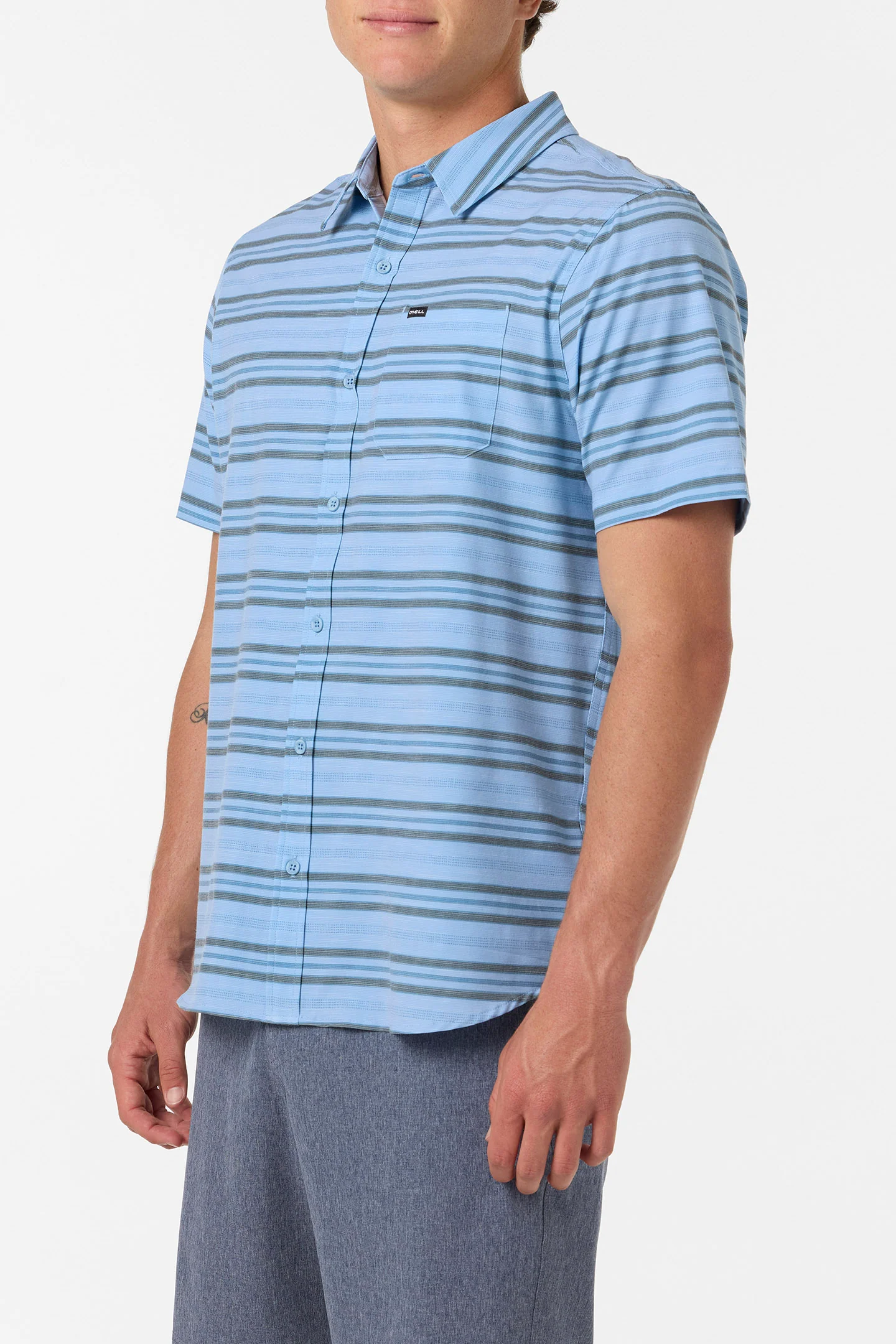 UPF SLUB RELAXED SHORT SLEEVE WOVEN SHIRT - Image 2