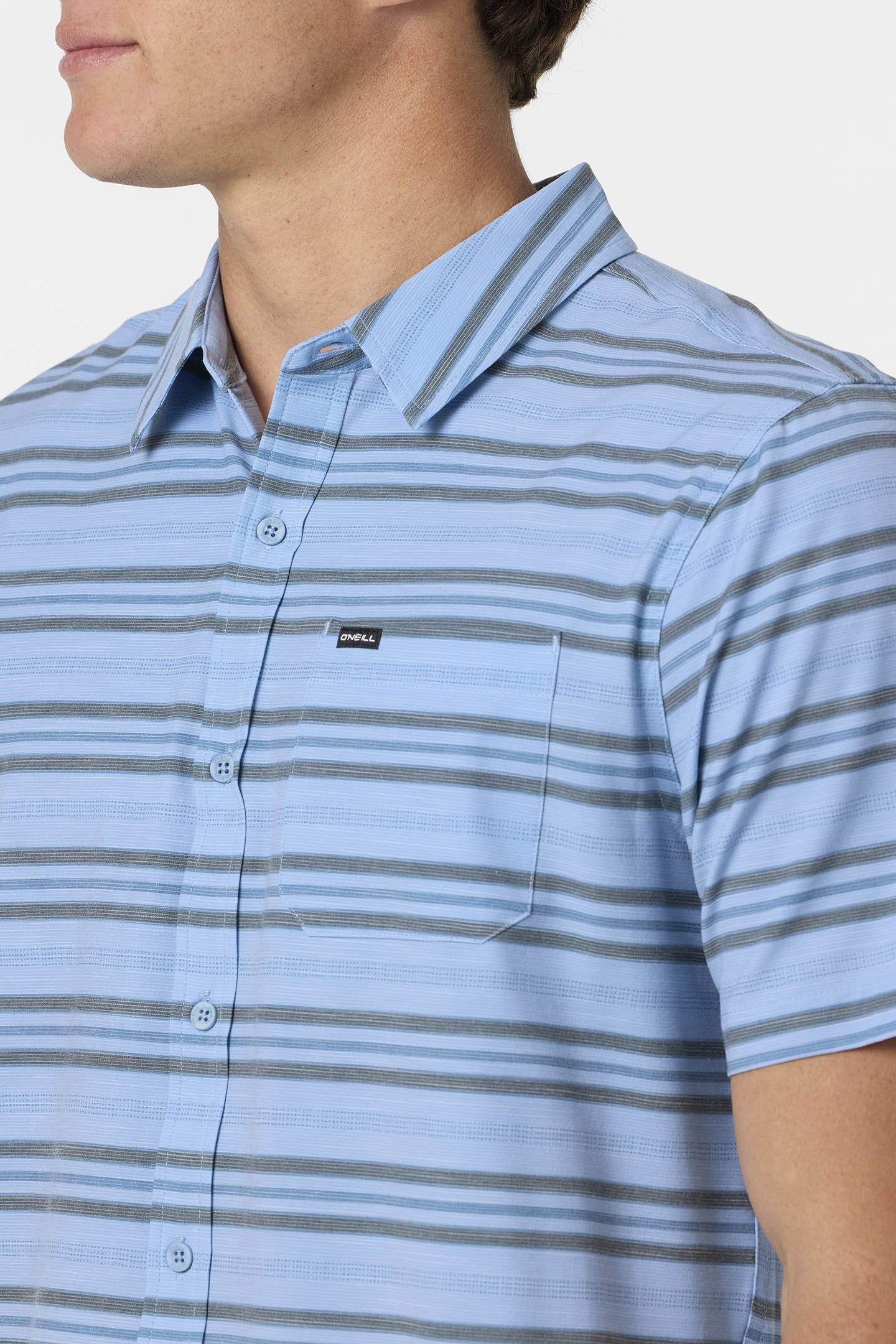 UPF SLUB RELAXED SHORT SLEEVE WOVEN SHIRT - Image 4