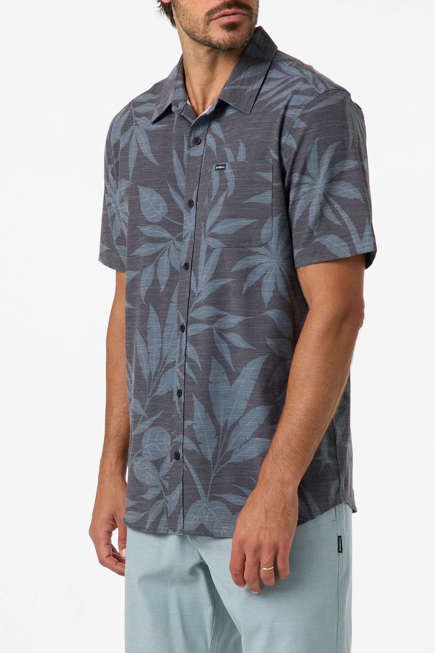 UPF SLUB RELAXED SHORT SLEEVE WOVEN SHIRT - Image 2