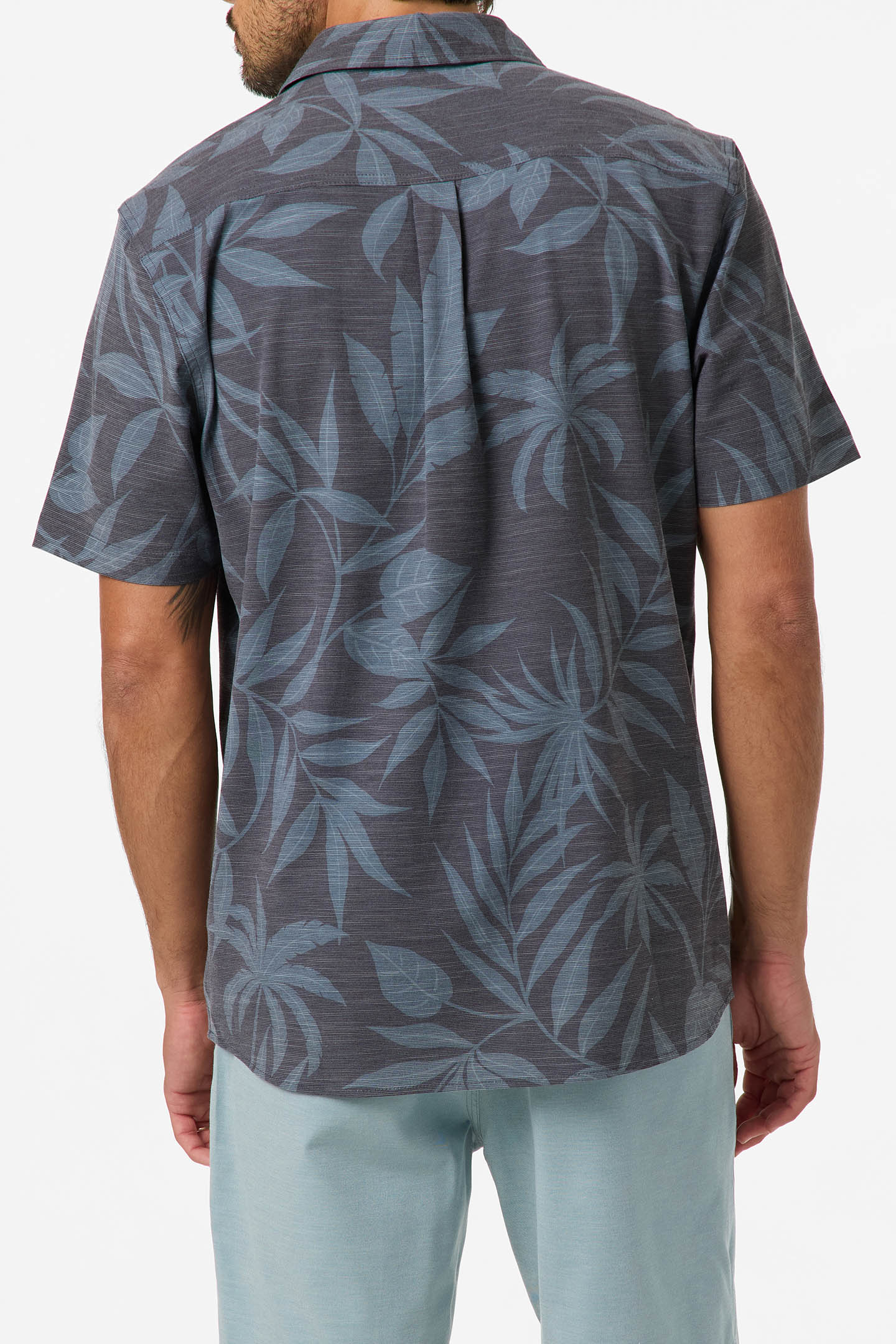 UPF SLUB RELAXED SHORT SLEEVE WOVEN SHIRT - Image 3